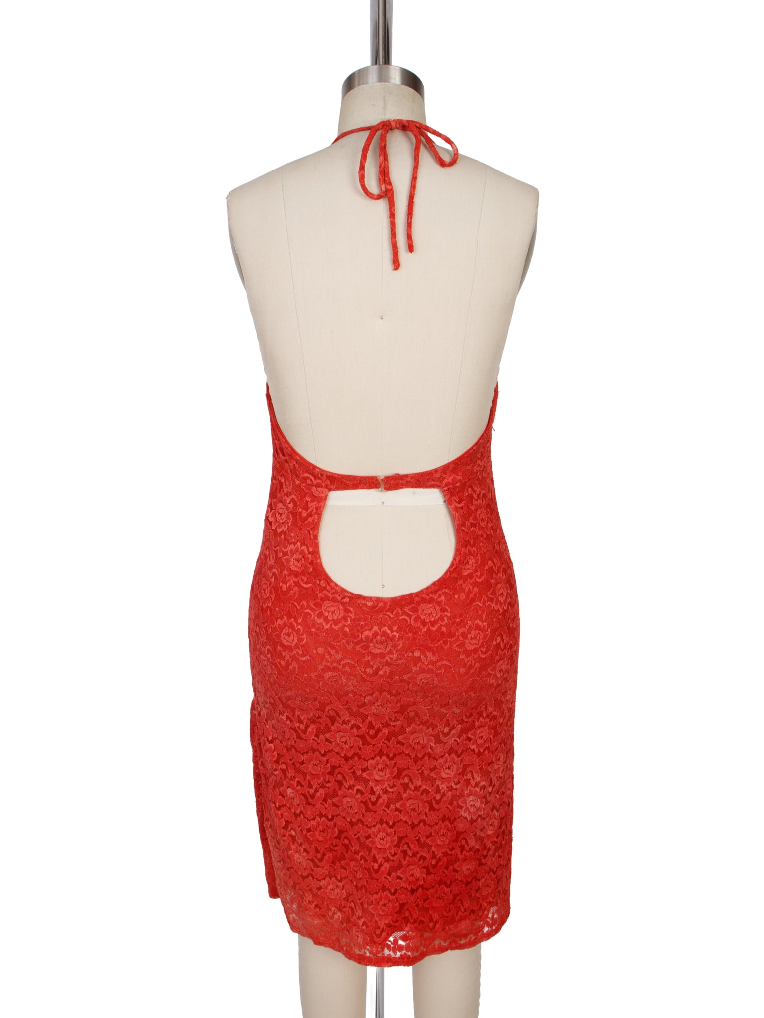 Elisabetta Rogiani Lace Halter Dress