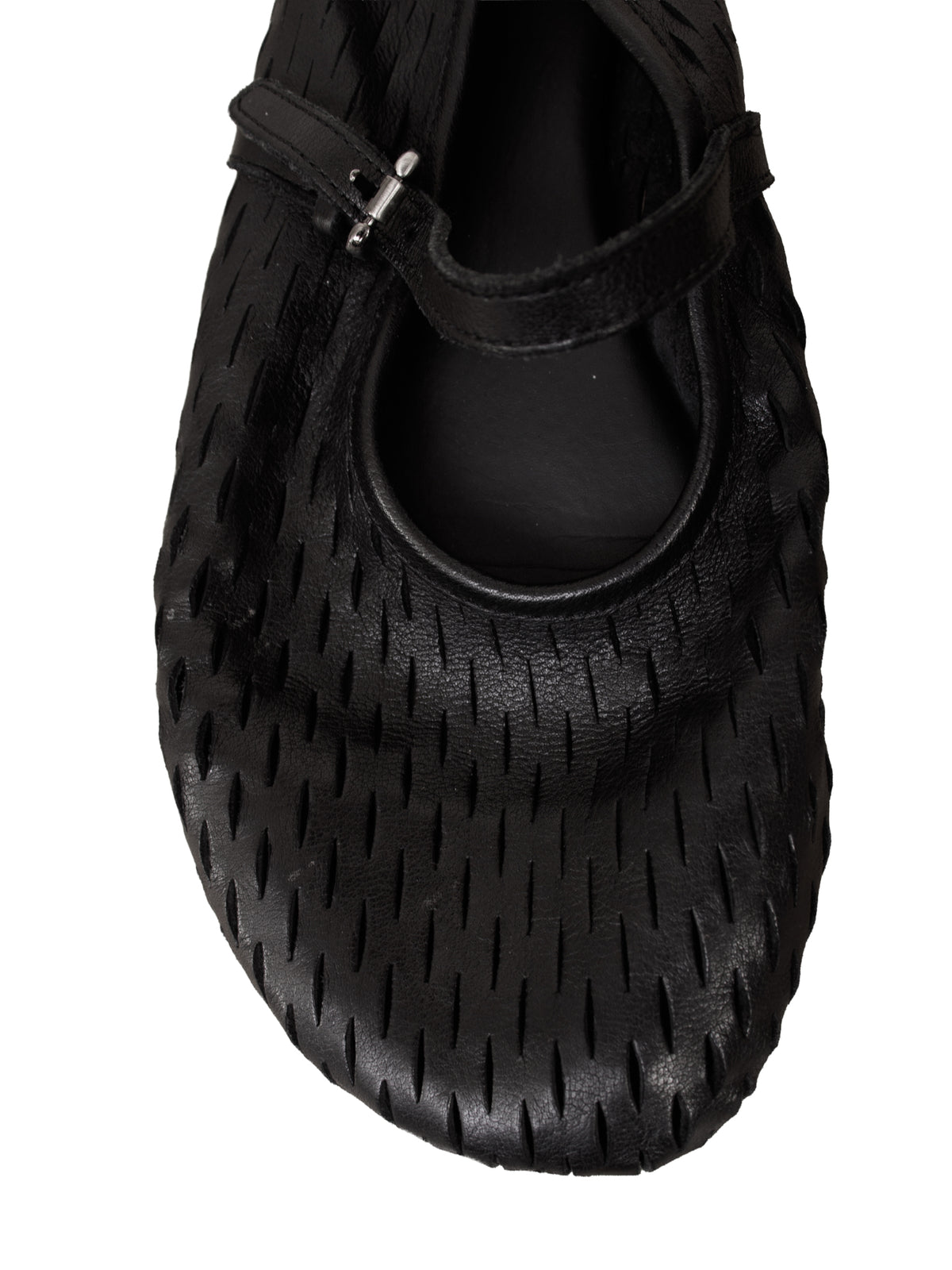 Pantanetti Perforated Mary Jane Flats
