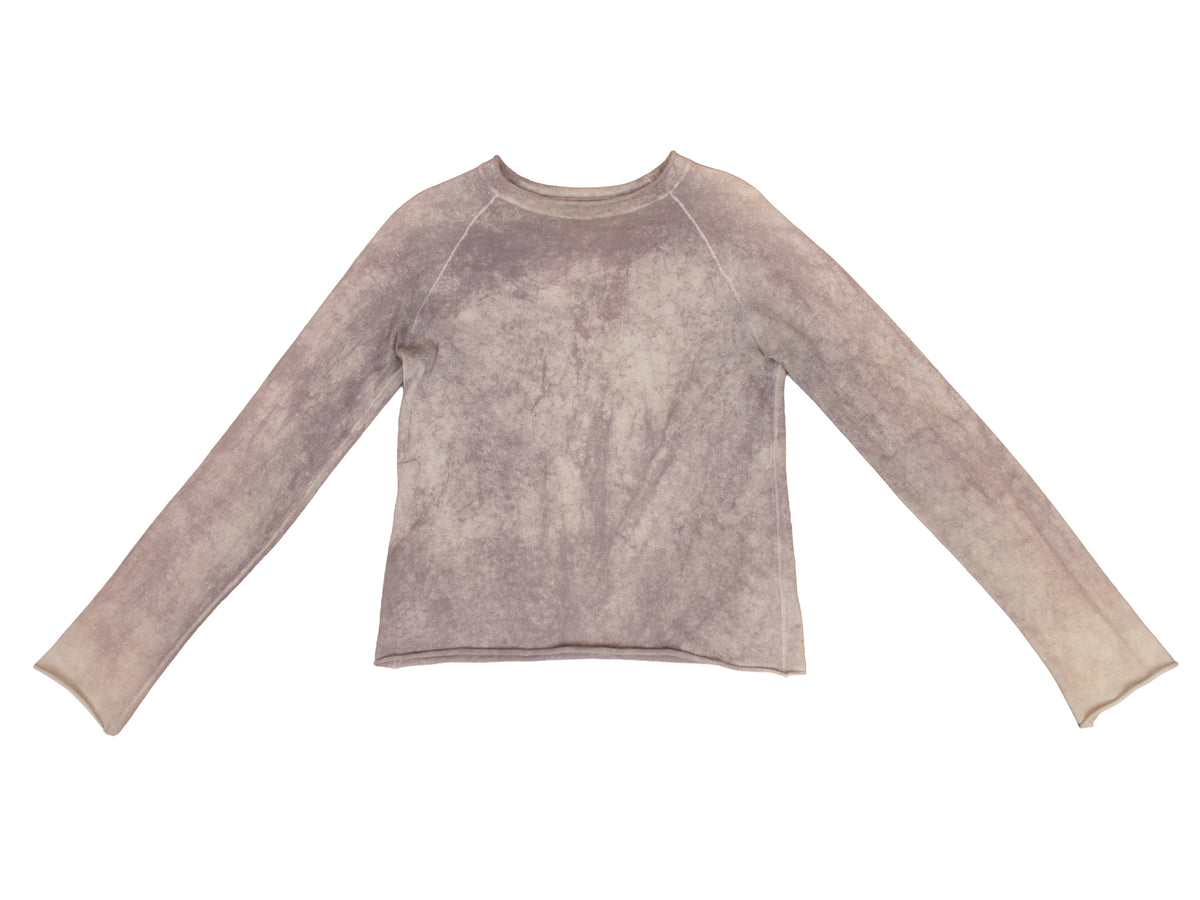 MM6 Distressed Wash Crewneck Sweater