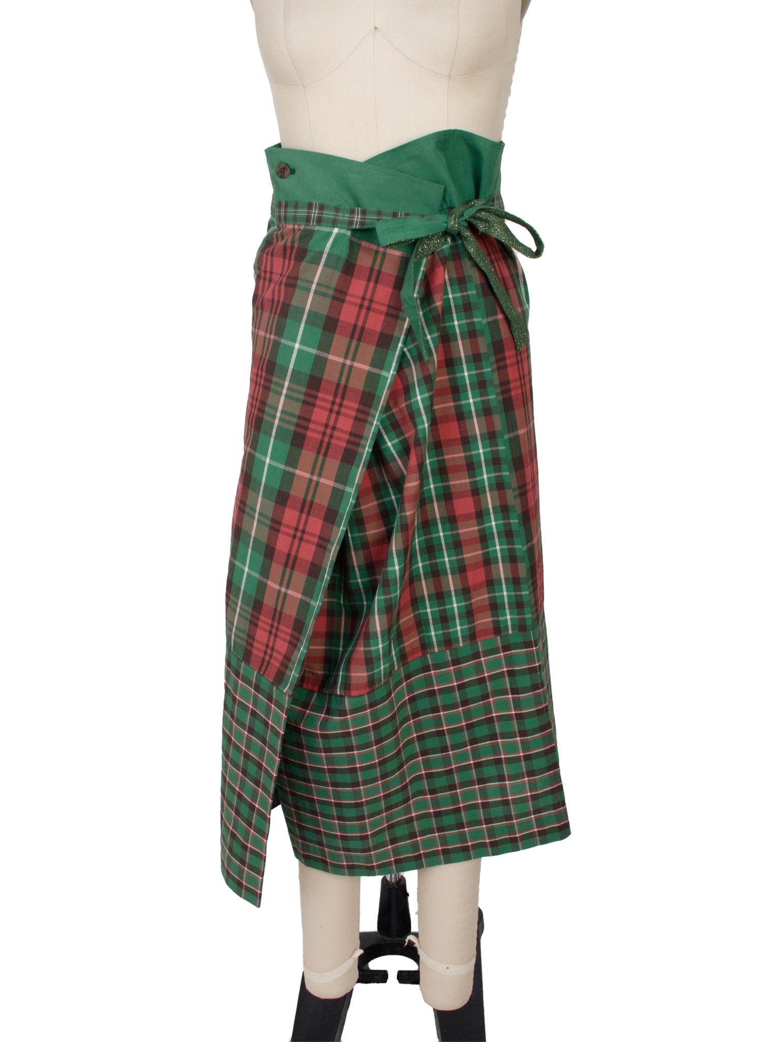 Heart Haat by Issey Miyake Plaid Skirt