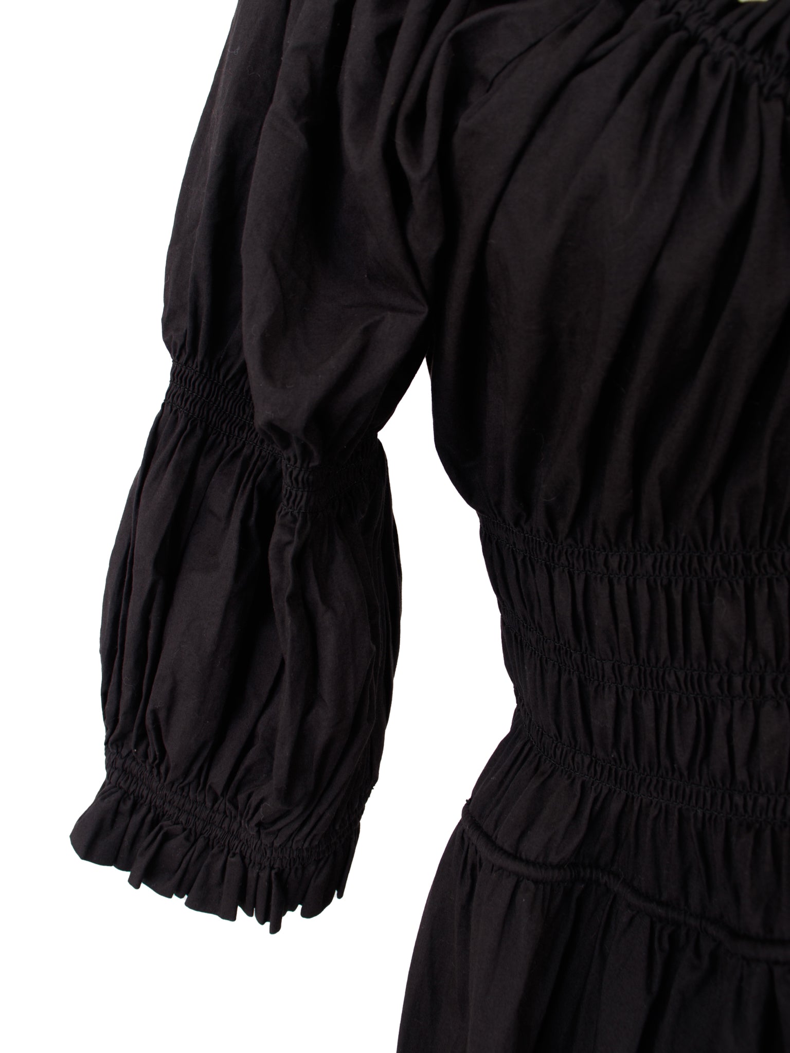 Doen "Ischia" Smocked Organic Cotton Dress