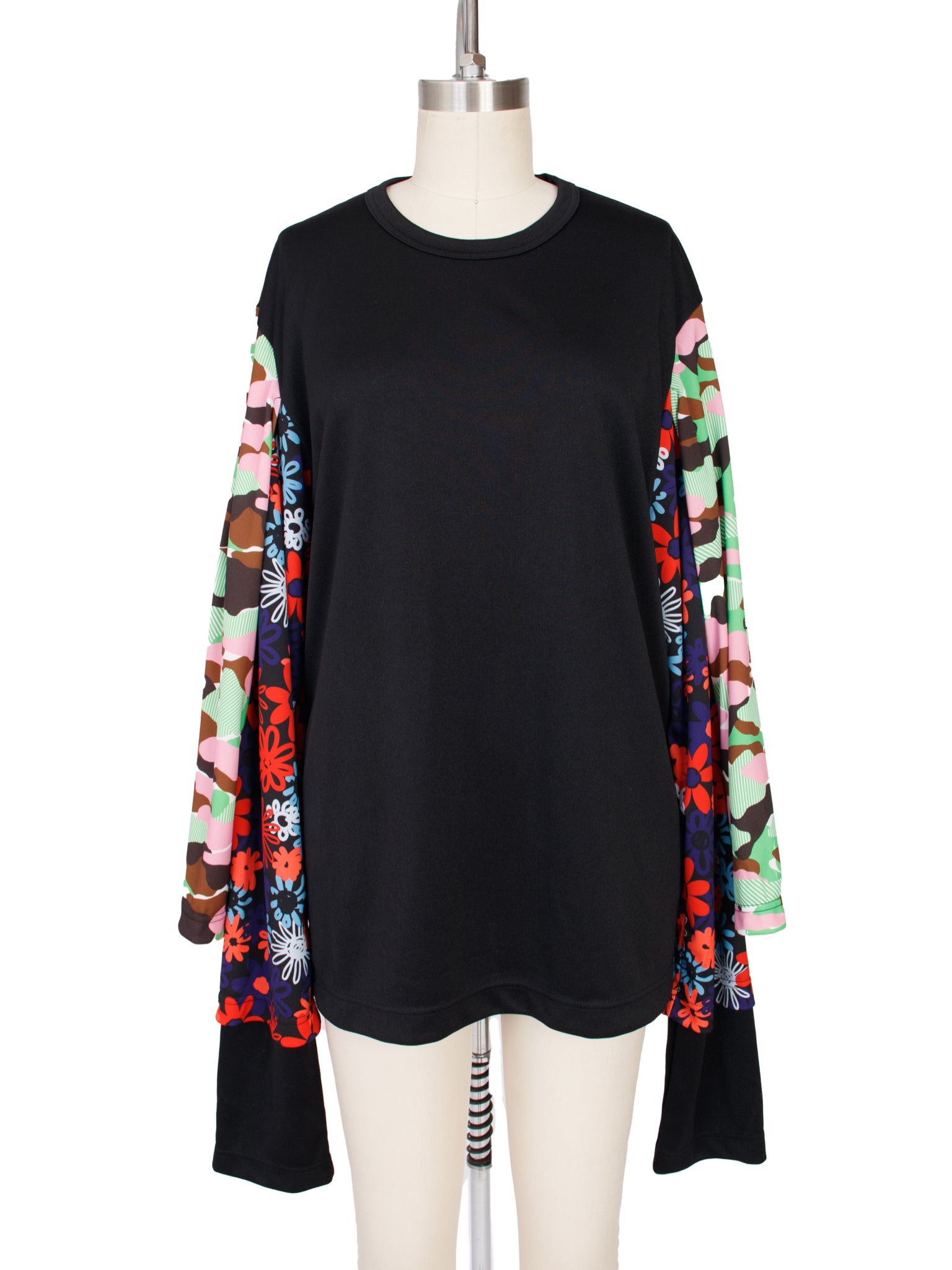 F/W 2020 Comme des Garcons Homme Plus Printed Triple Sleeve Sweatshirt