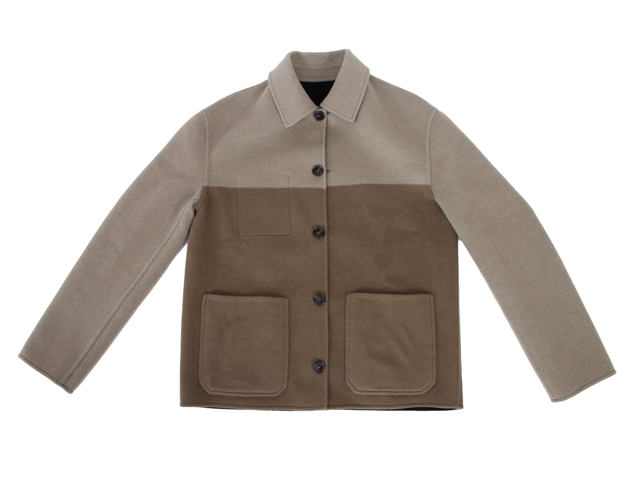 Loewe Wool Cashmere Reversible Anagram Fleece Jacket