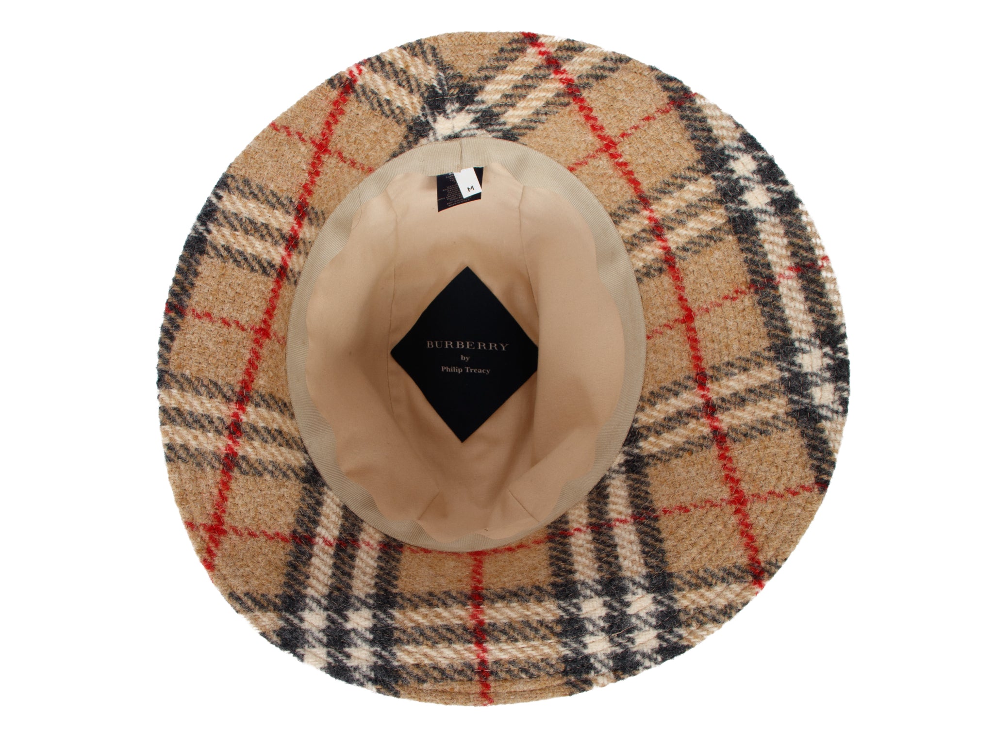 Burberry by Philip Treacey Wool Check Hat