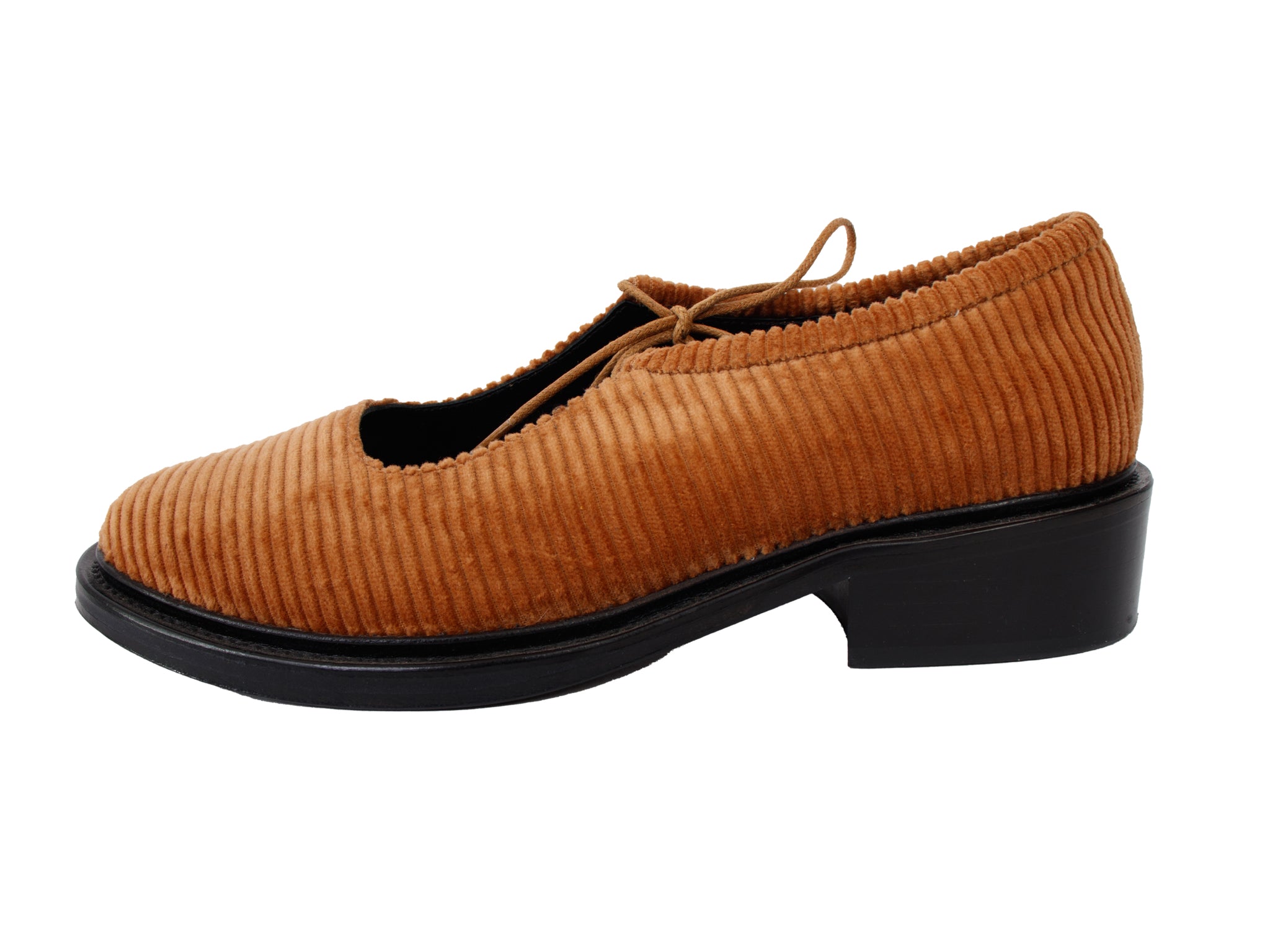 Nicole Saldana Fabiana Corduroy Mary Jane Loafers