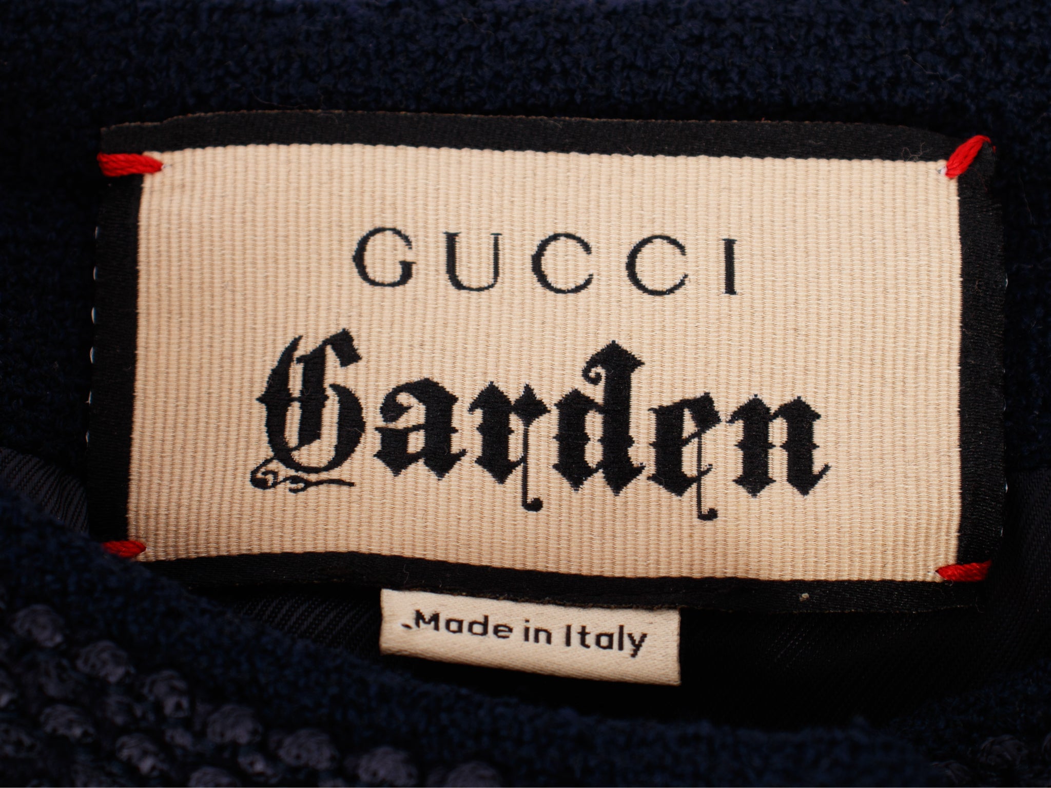 Gucci Garden Wool Knit Applique Jacket
