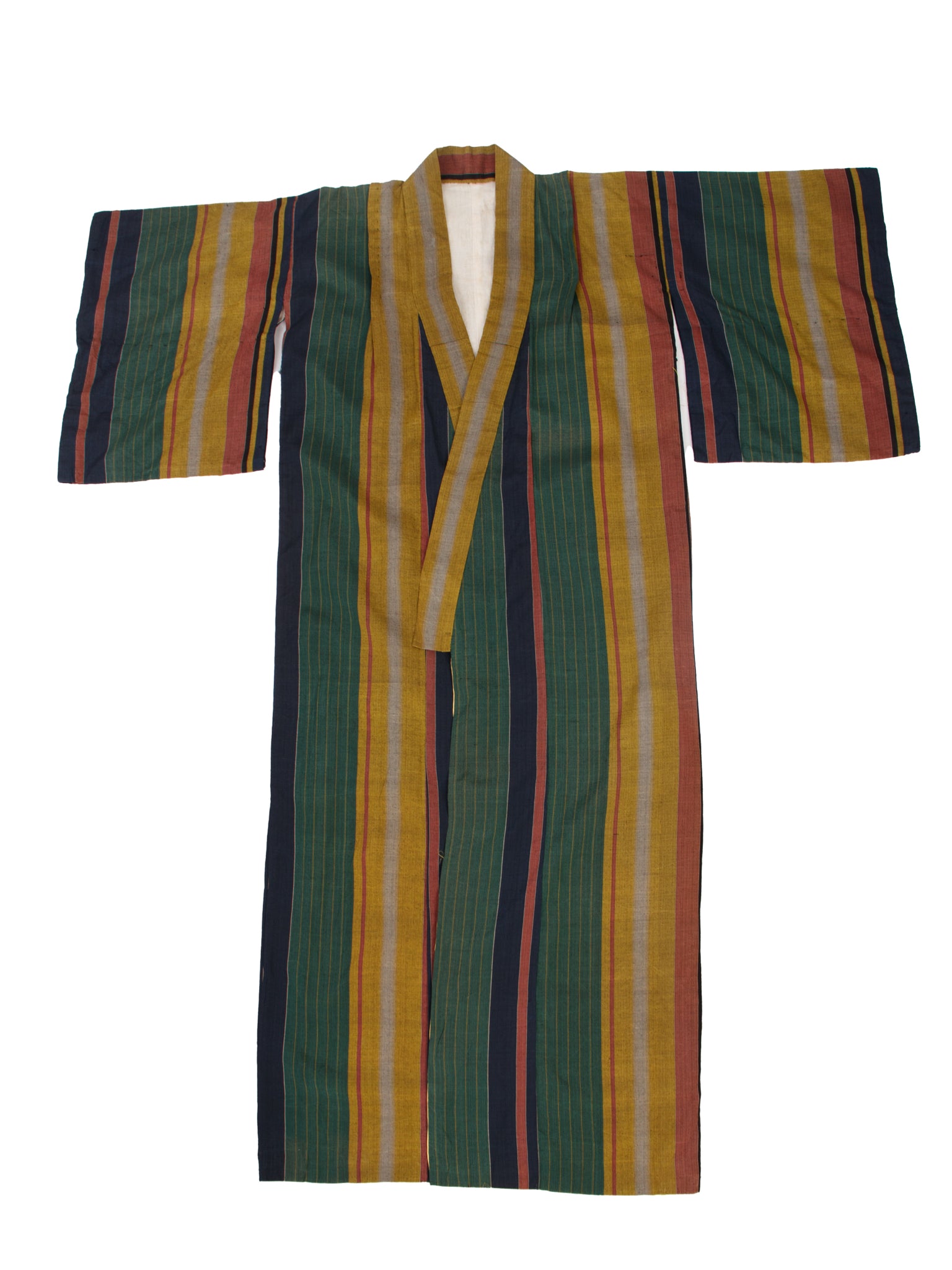 Antique Silk Striped Kimono