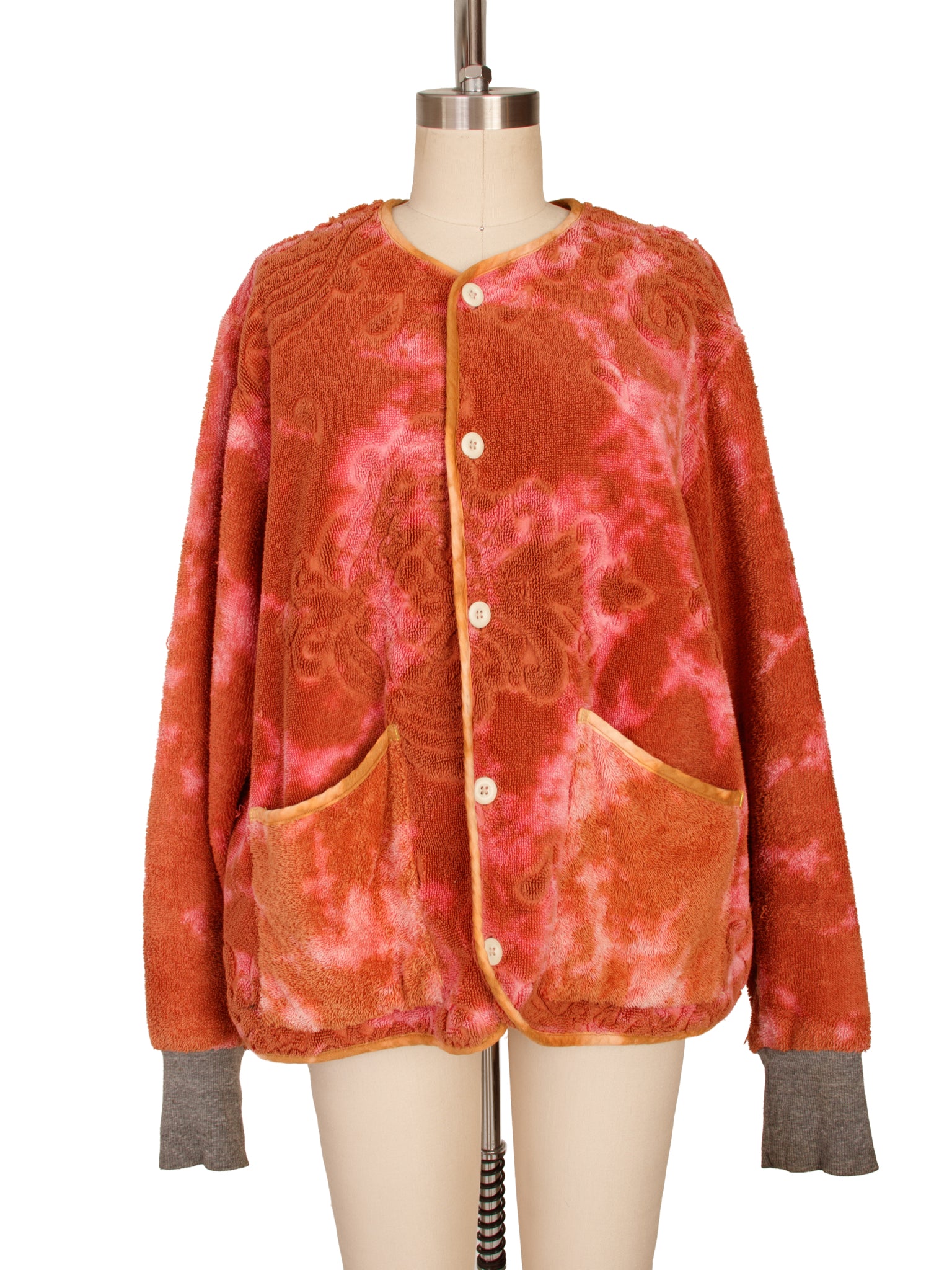 Suay Sew Shop Tie Dye Terry Cloth Jacket