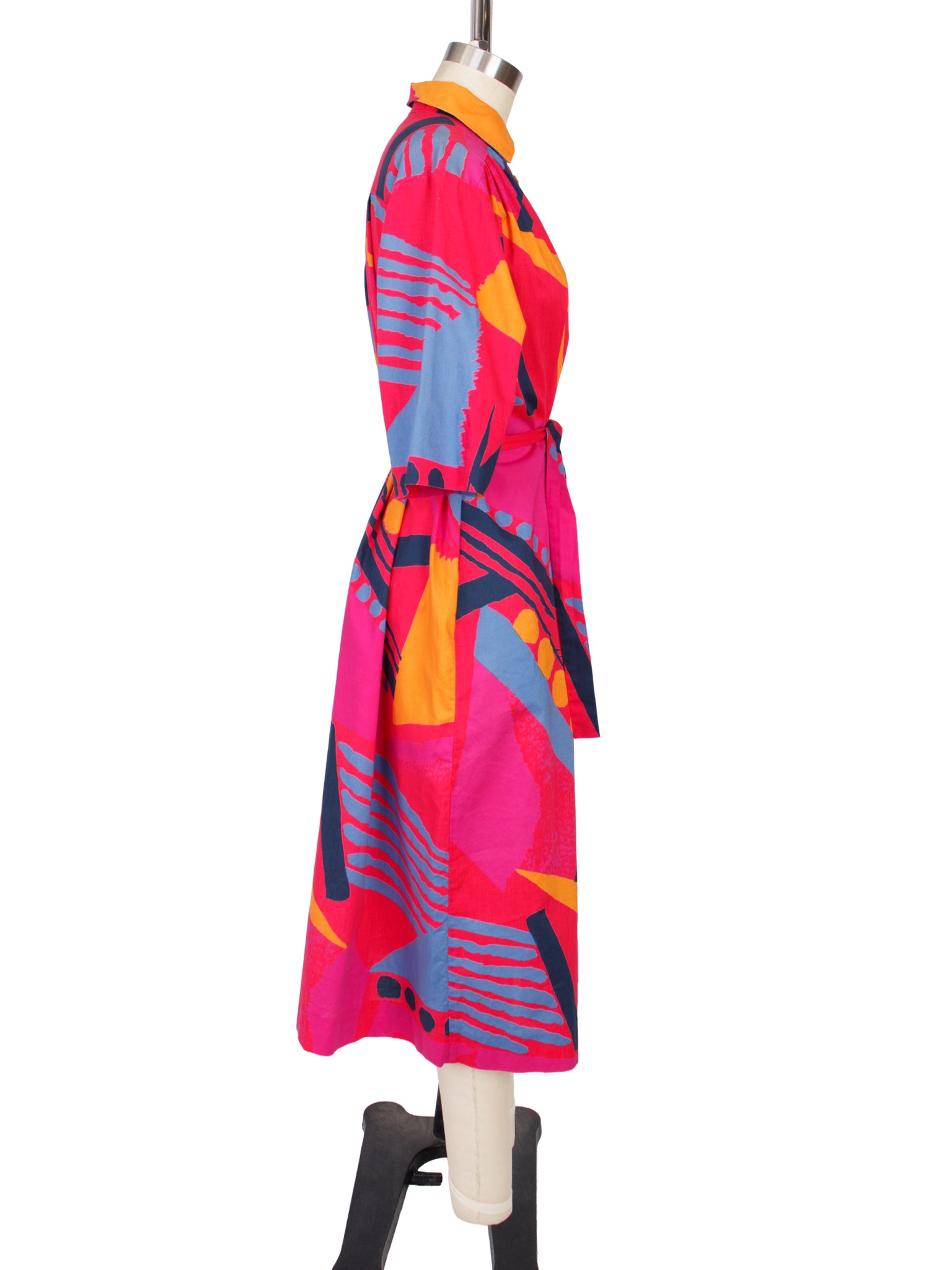 Marimekko Geometric Print Belted Dress