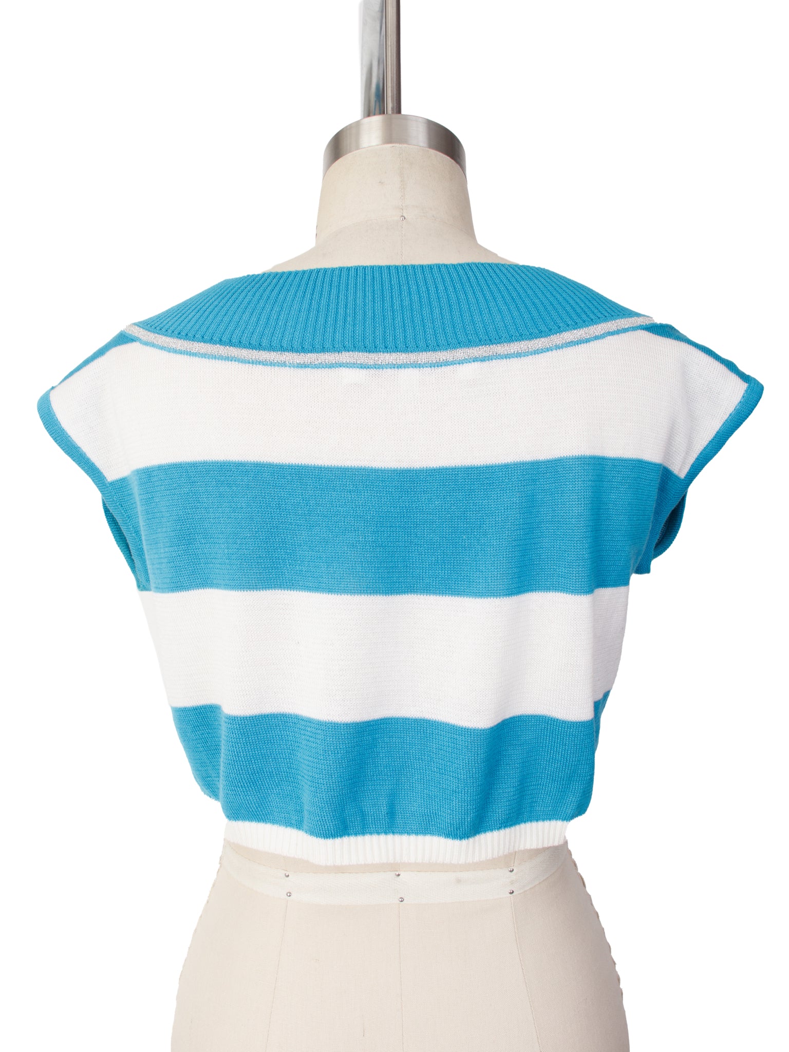 Christian Dior Sports Striped Crop Top