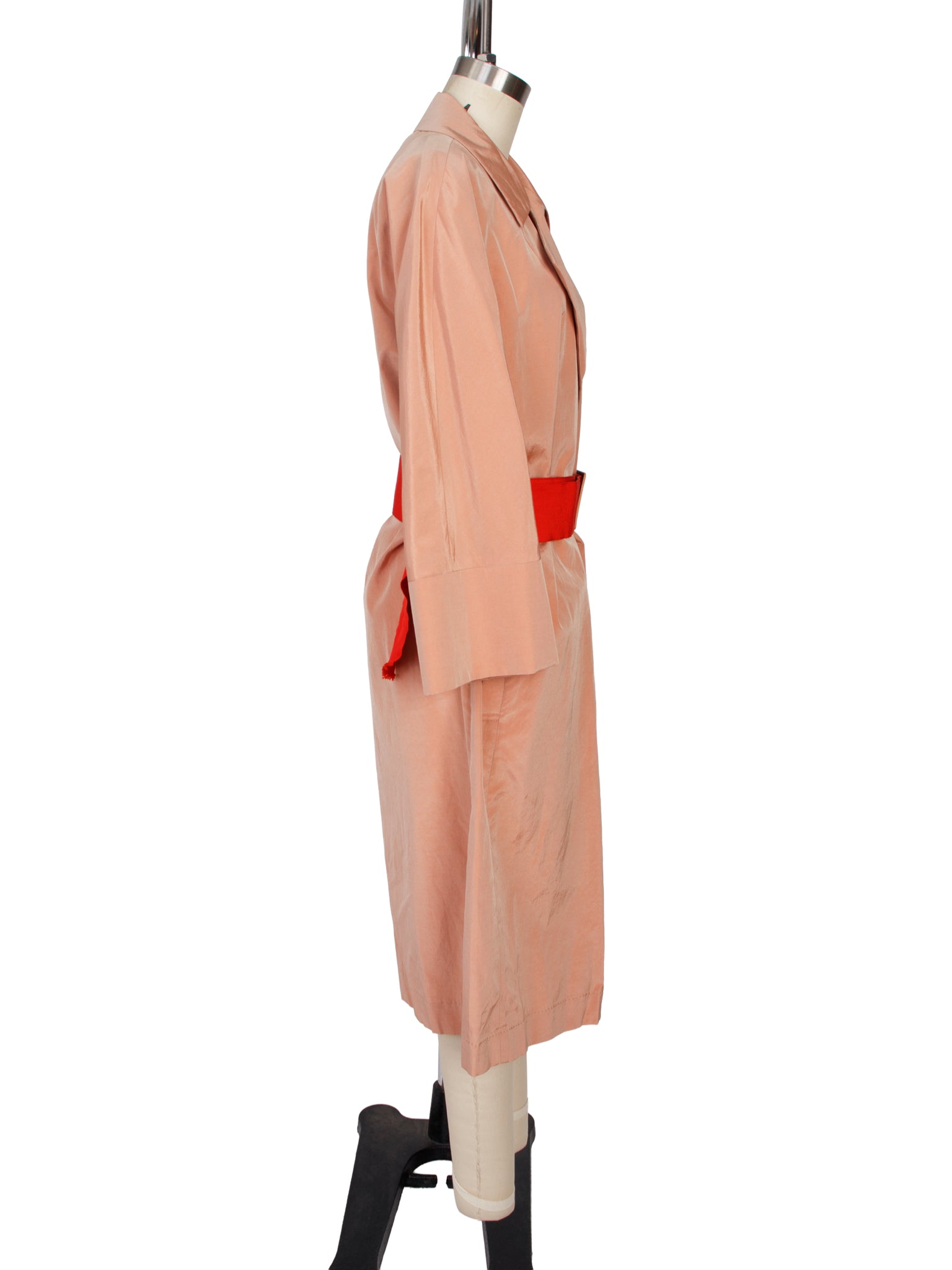 Dries Van Noten Silk & Cotton Trench Coat