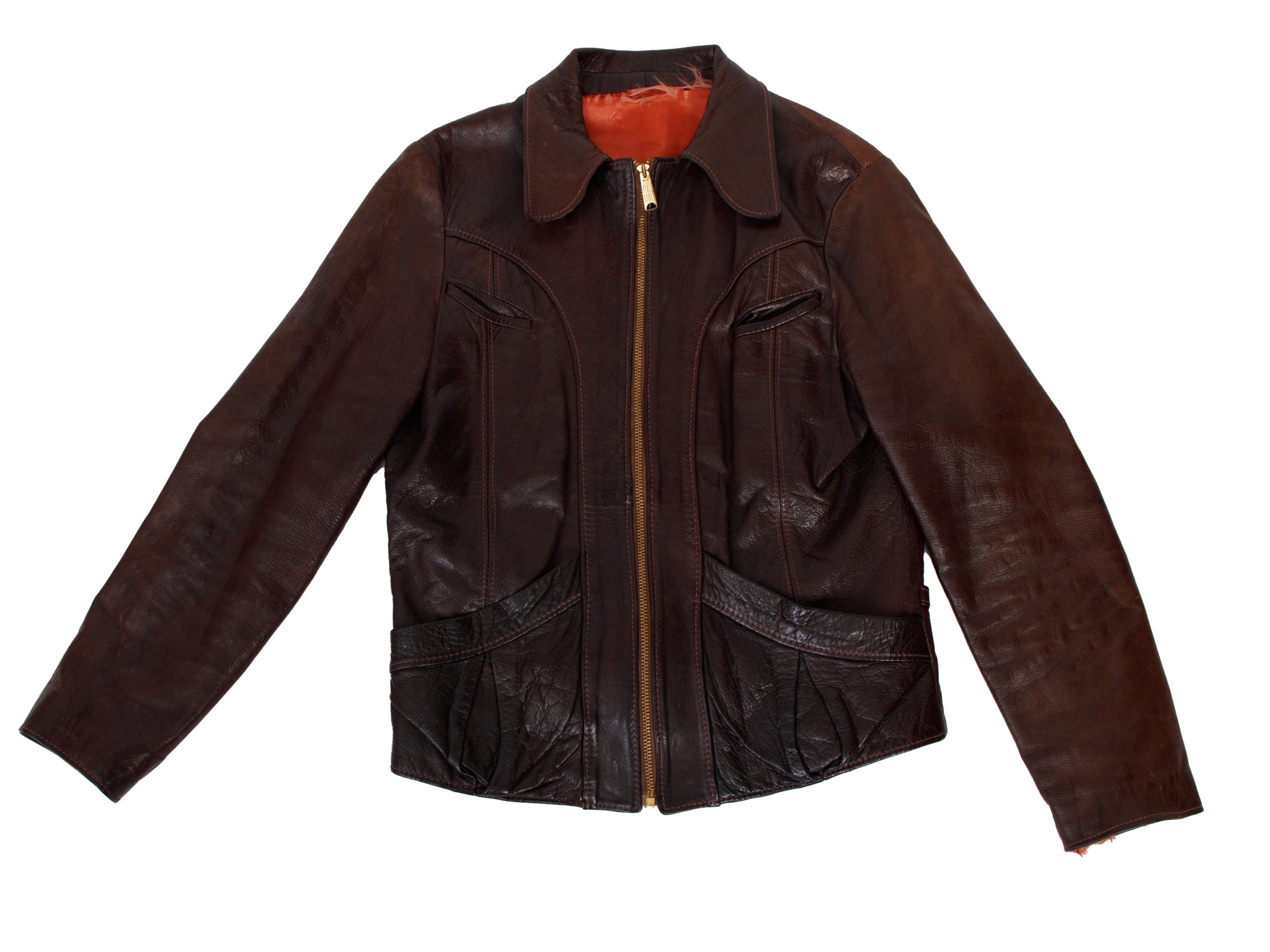1970's East West Musical Instruments Co. Leather Jacket
