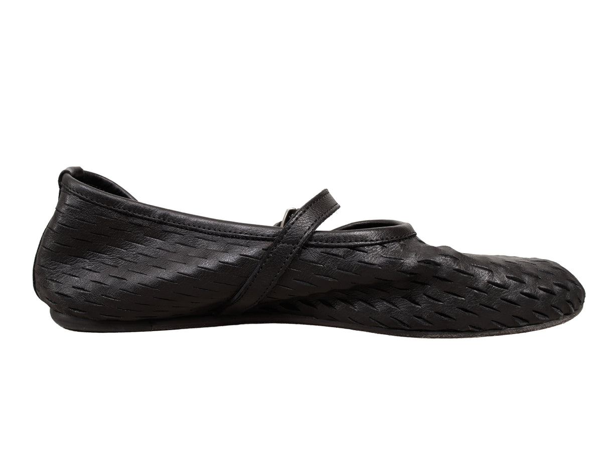 Pantanetti Perforated Mary Jane Flats