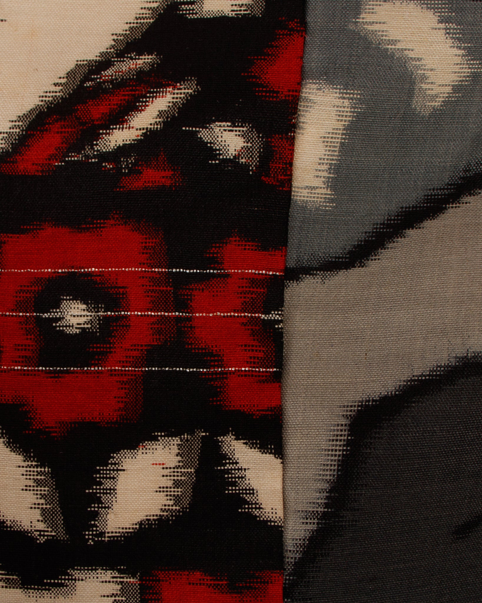 1930s Silk Abstract Jacquard Kimono