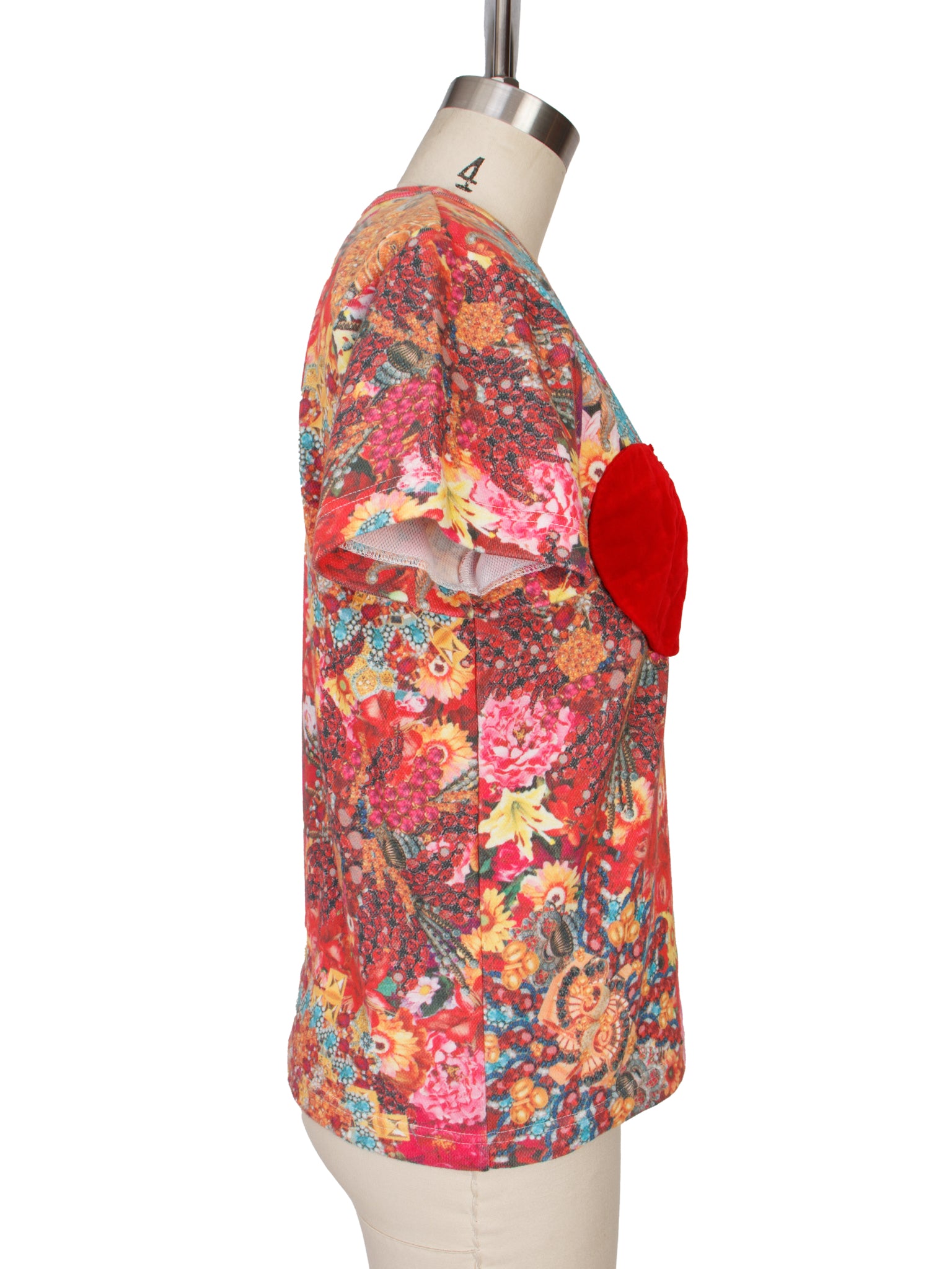 SS 2004 Comme des Garcons Floral Patch Top