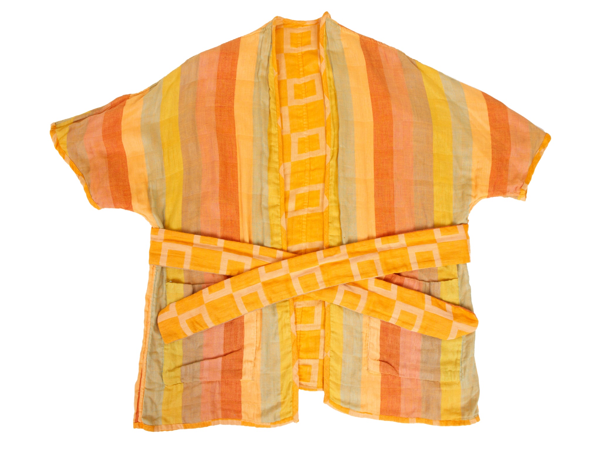 Ace & Jig Belted Reversible Rainbow Stripe Jacket