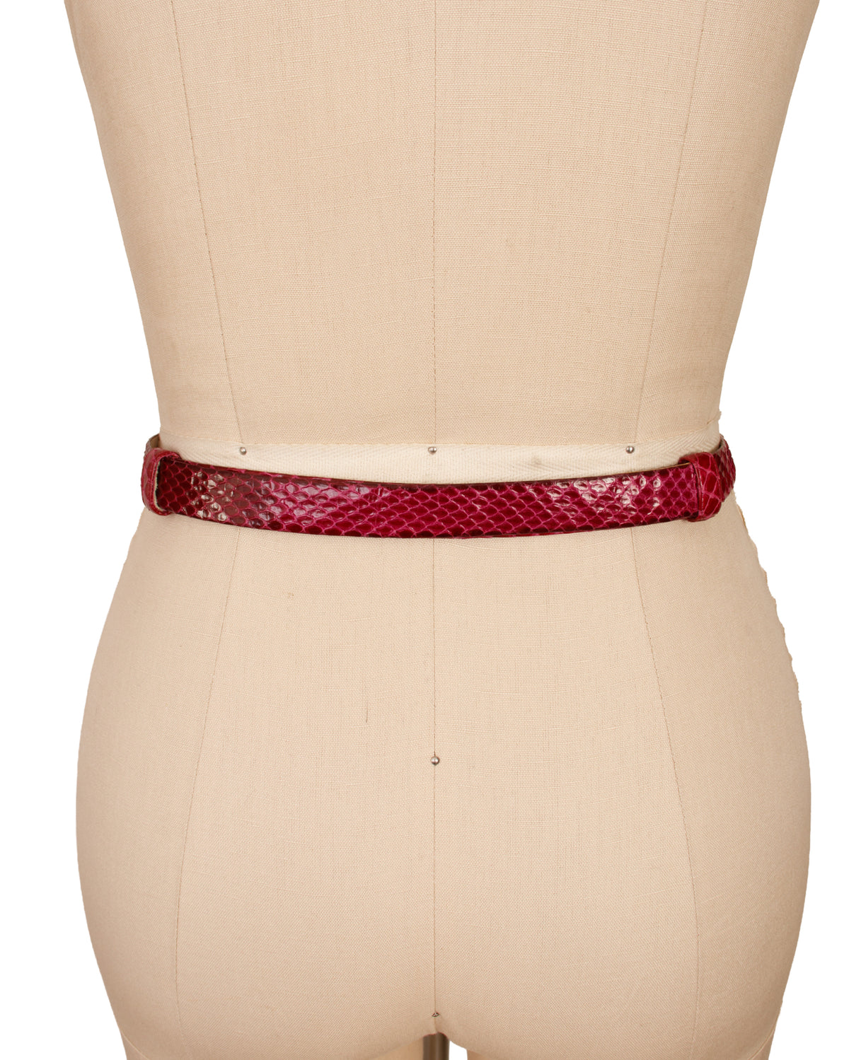 Judith Leiber Snakeskin Ornate Belt
