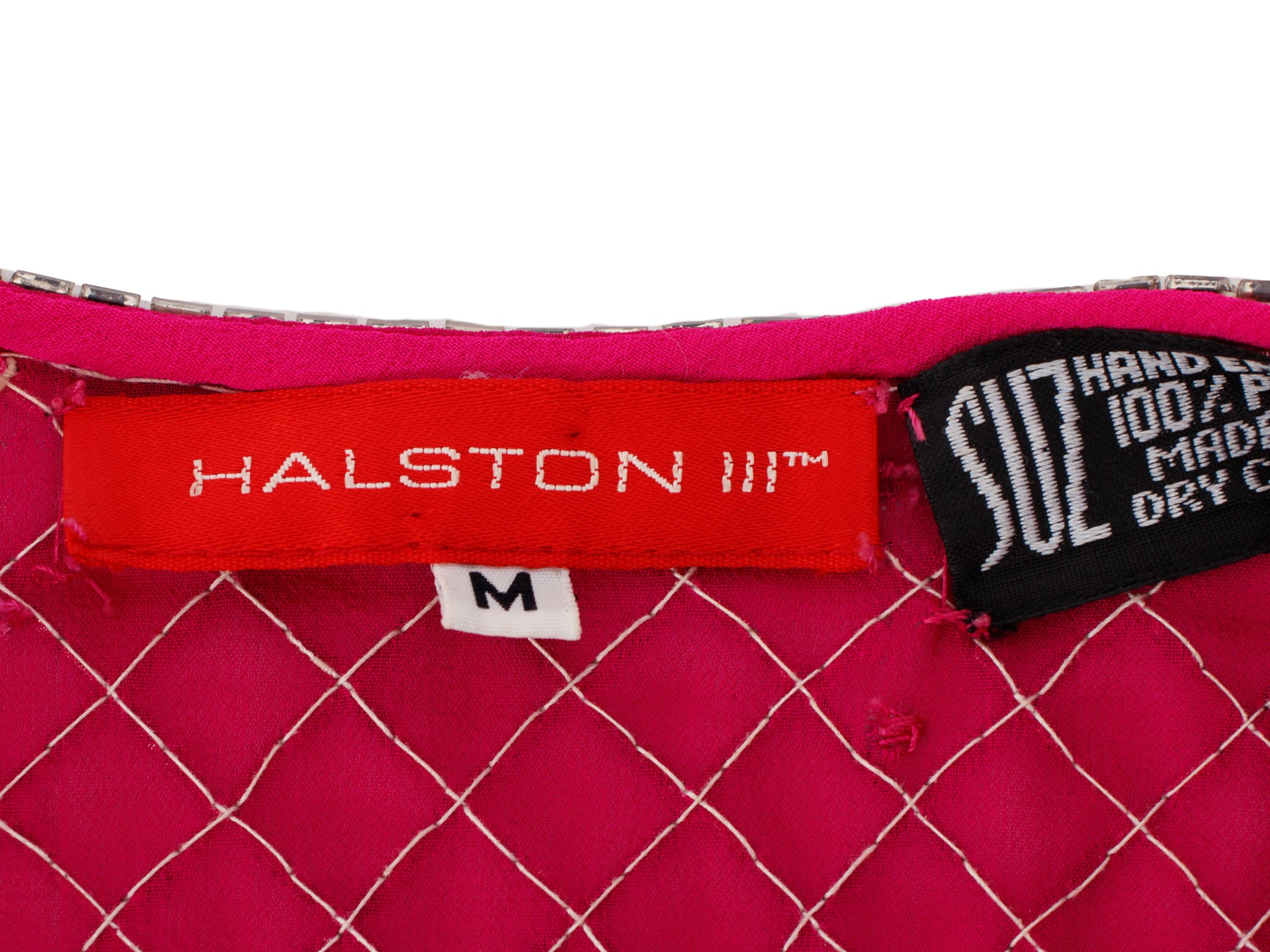 1970s Halston III Silk Beaded & Sequin Jacket