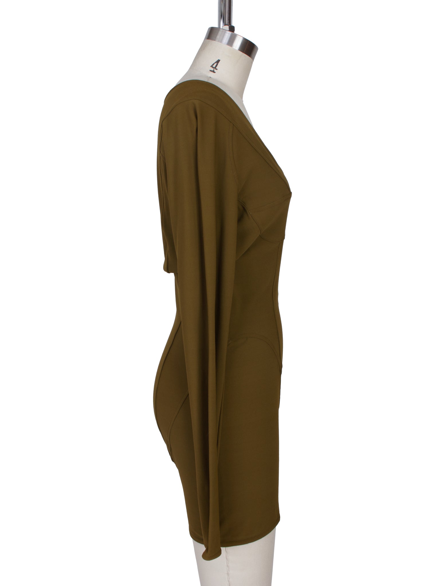 Cache-Col Corset Seamwork Bodysuit