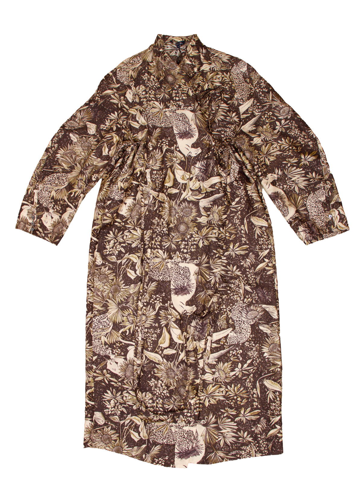 Soeur Susie Silk Panther Print Dress