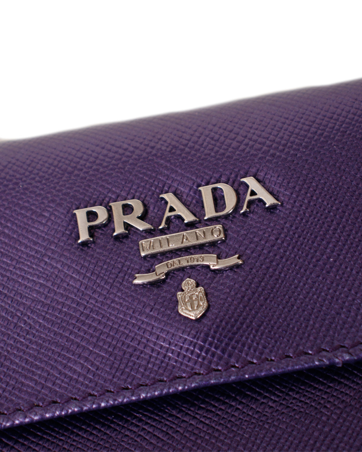 2008 Prada Saffiano Metallic Wallet