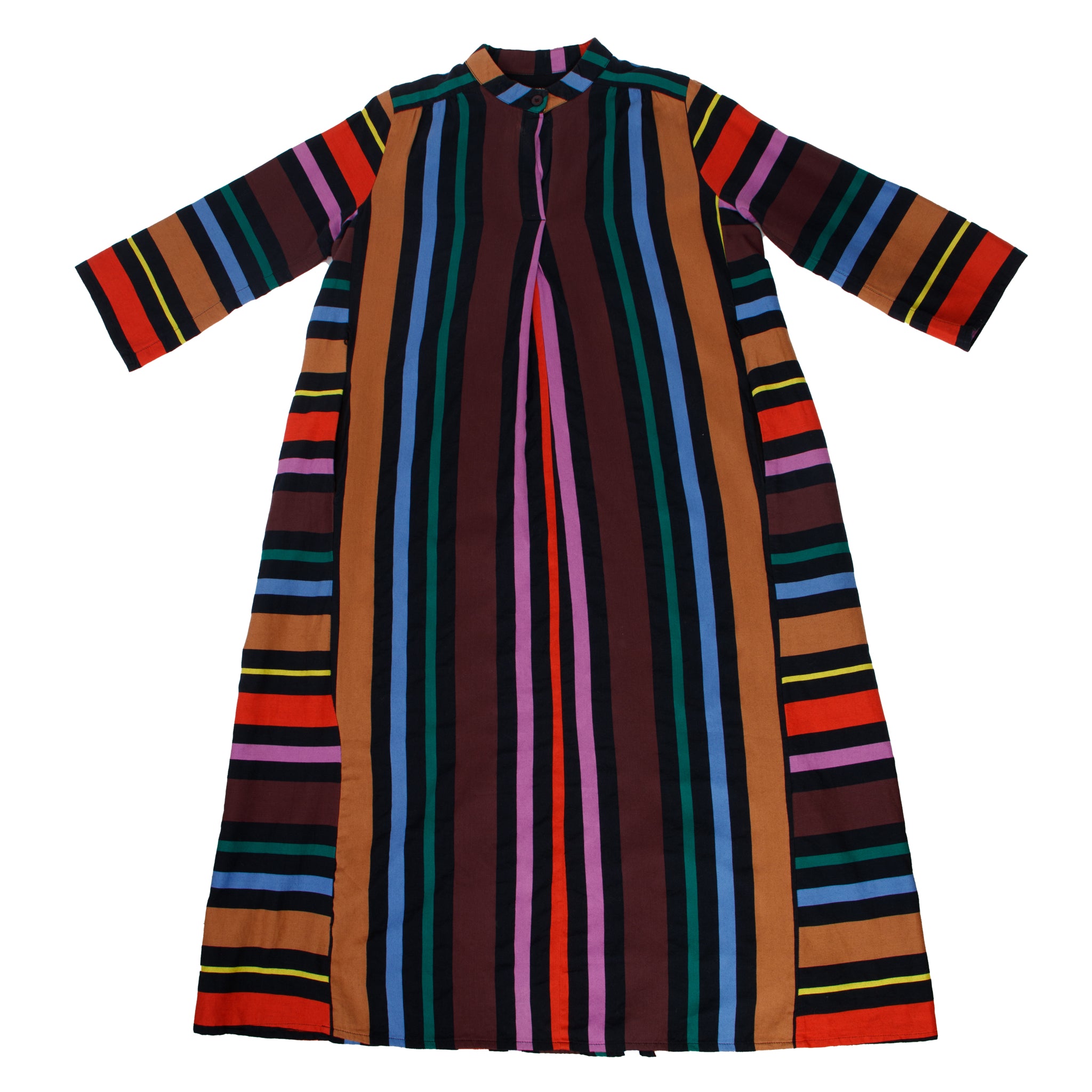 Ace & Jig For Barneys Rainbow Stripe Maxi Dress
