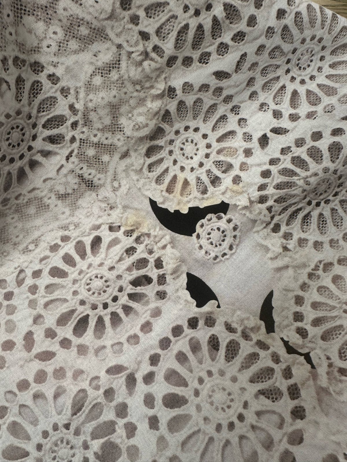 2017 Comme des Garcons Trompe L'Oeil Skirt