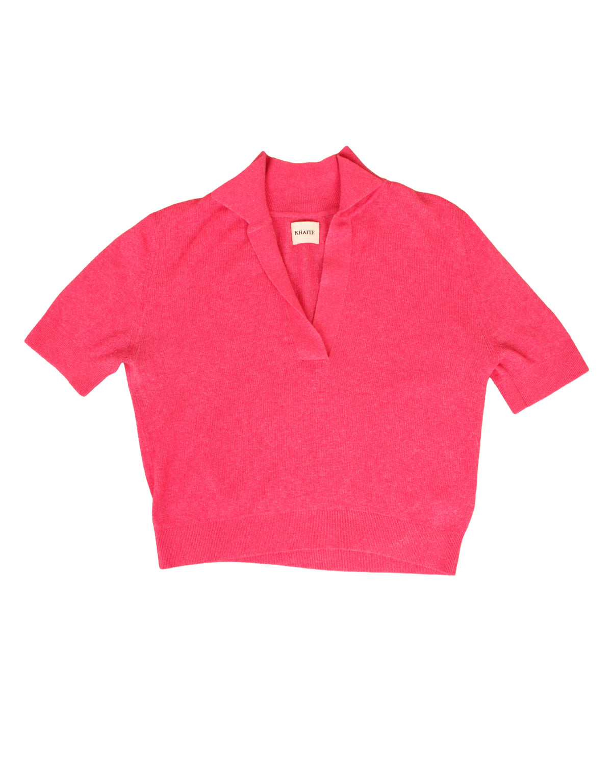 Khaite Cashmere Polo Top