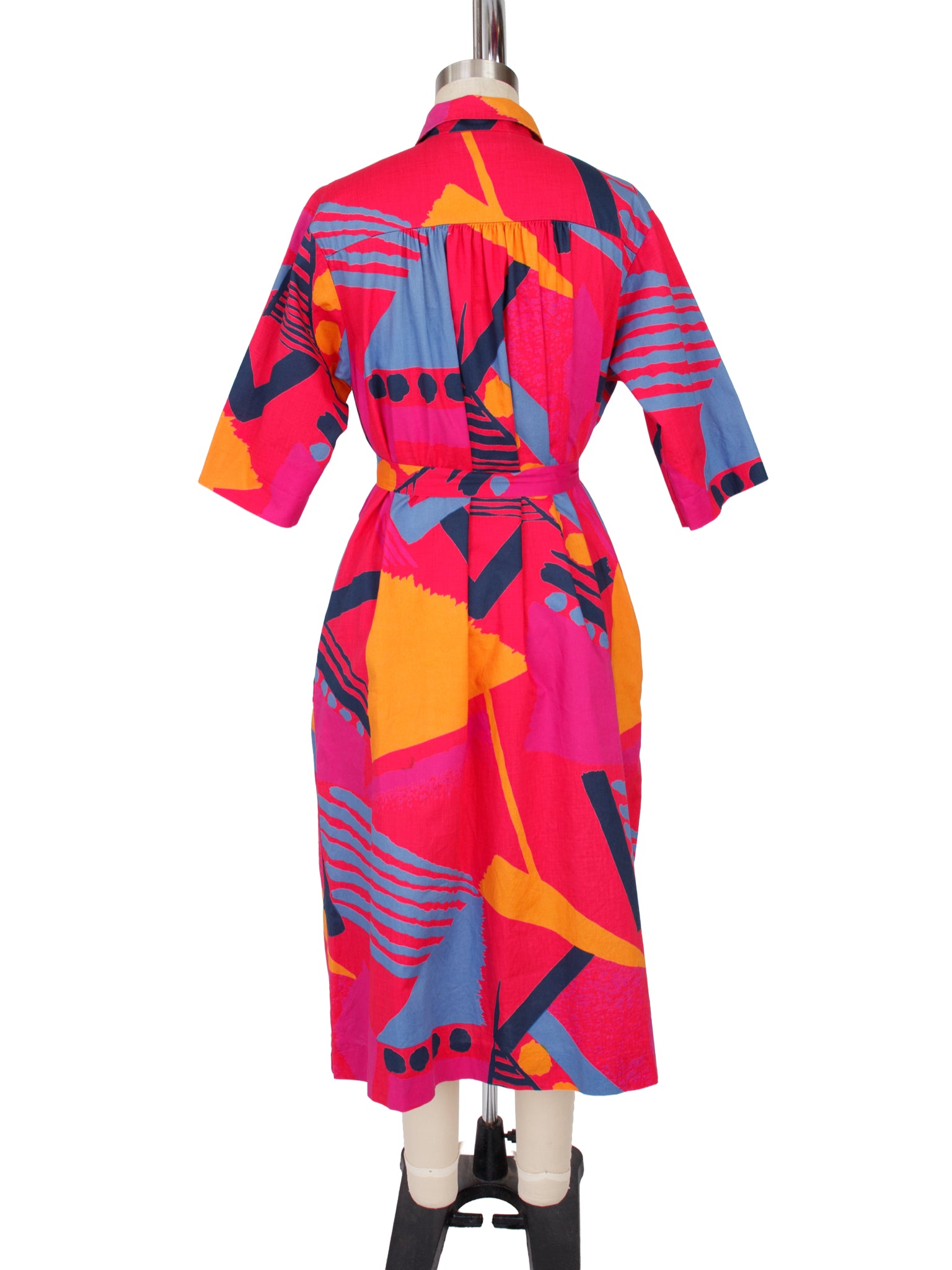 Marimekko Geometric Print Belted Dress
