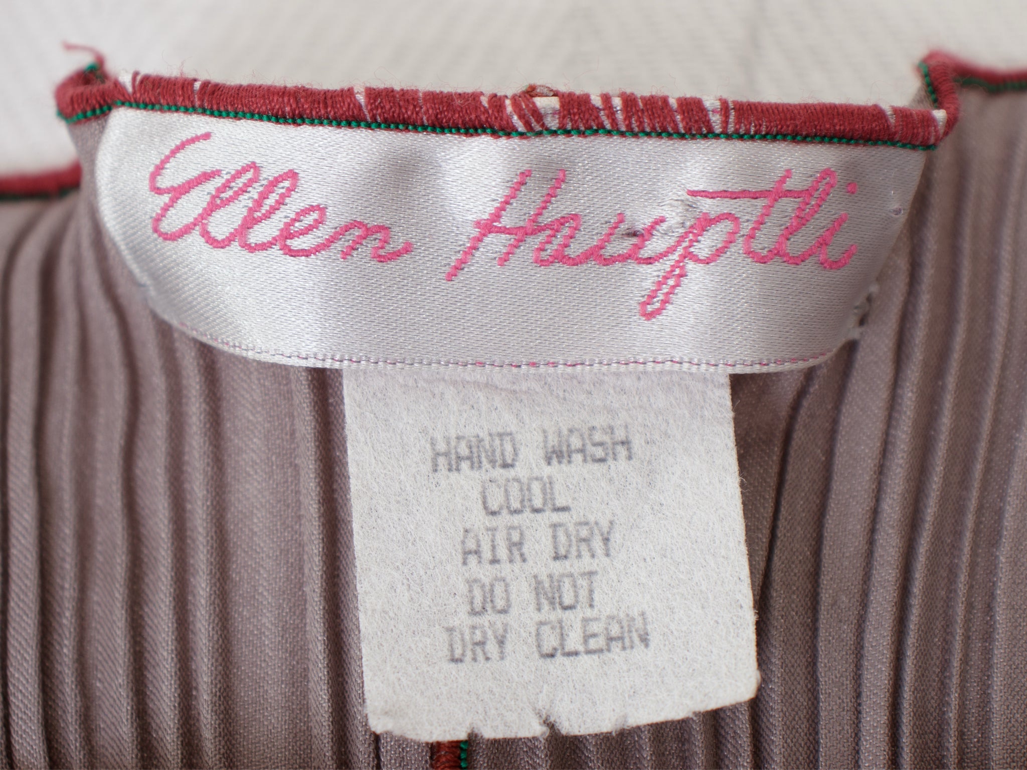 Ellen Hauptli Plisse Lettuce Hem Top