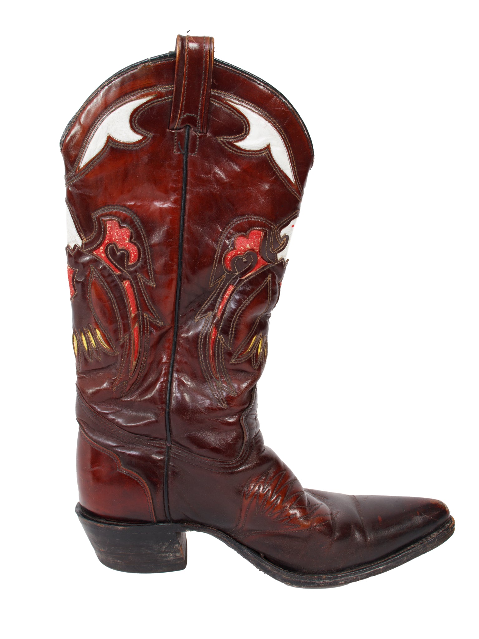 Handmade Eagle Design Western Boots