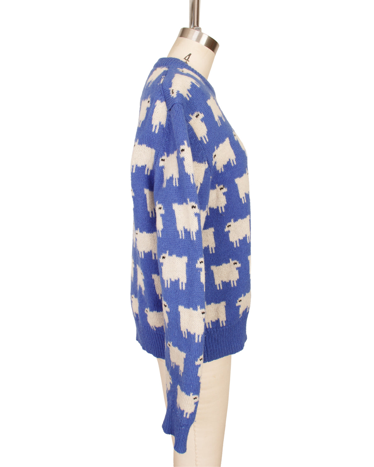 Impressions II Intarsia Sheep Pattern Sweater