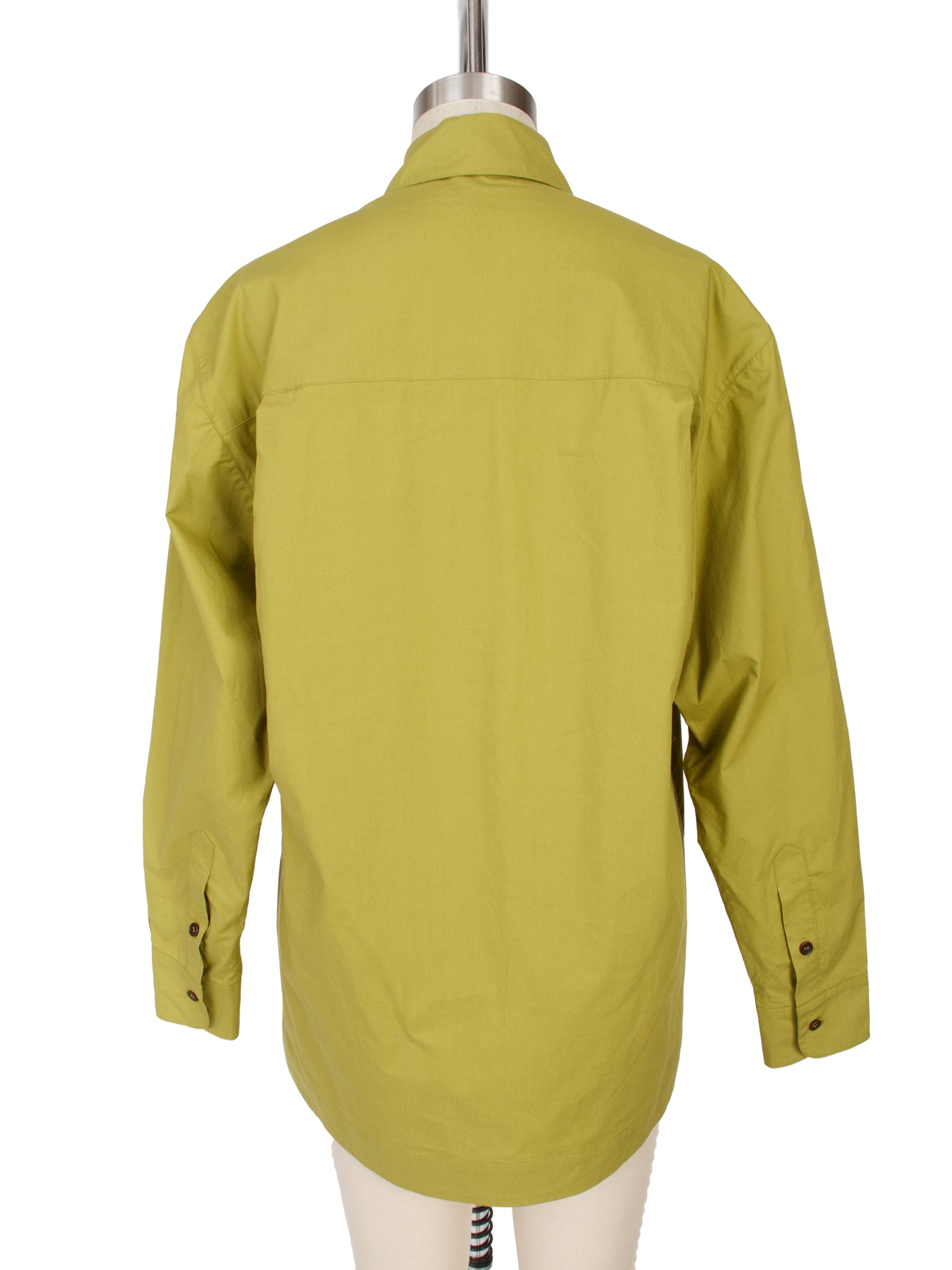 Cawley Poplin Chartreuse Shirt
