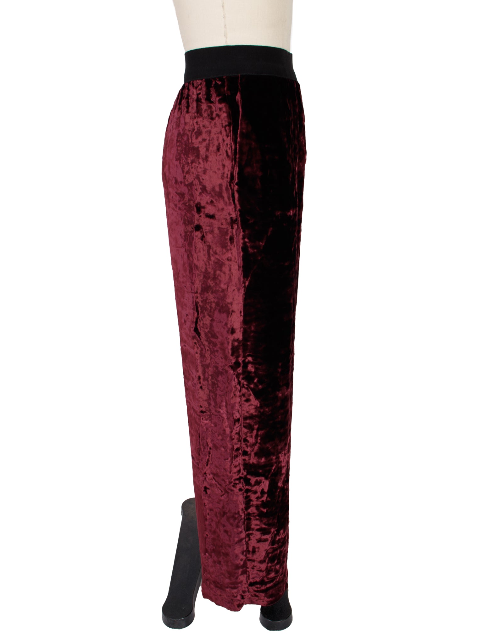 Maison Martin Margiela Velvet Wide Leg Pants