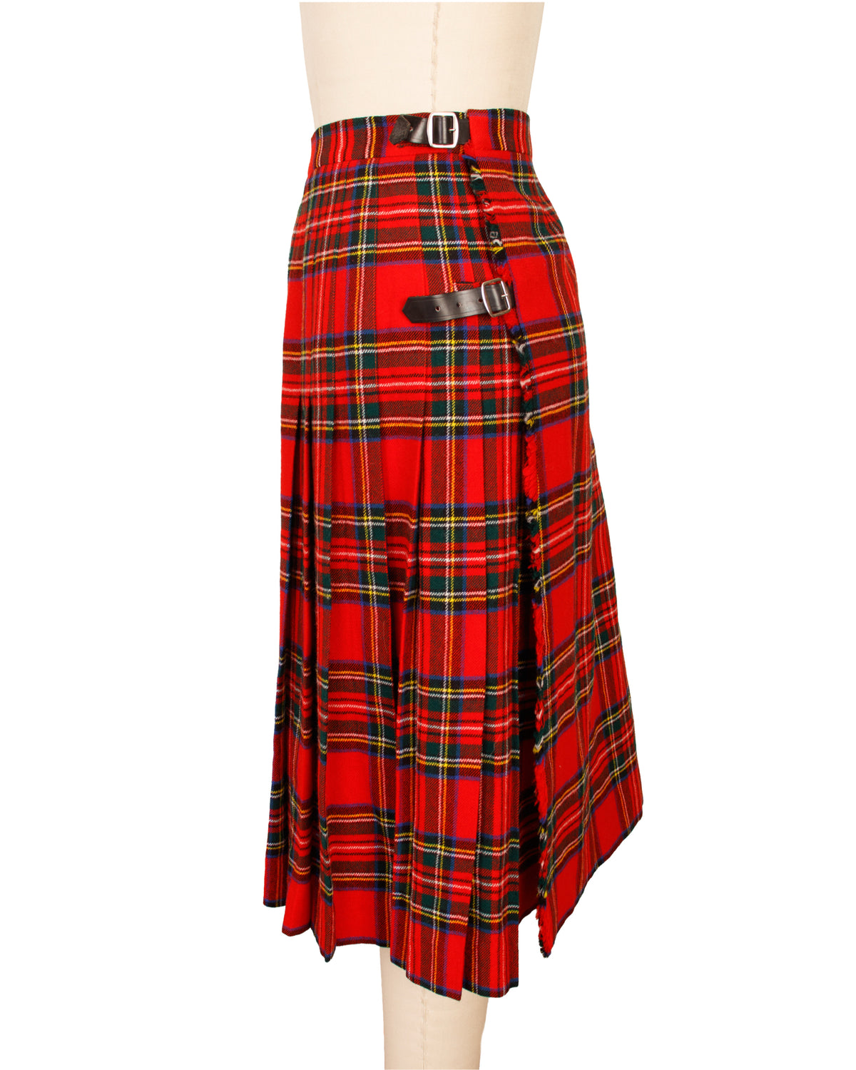 Burberry's Wool Tartan Kilt Skirt