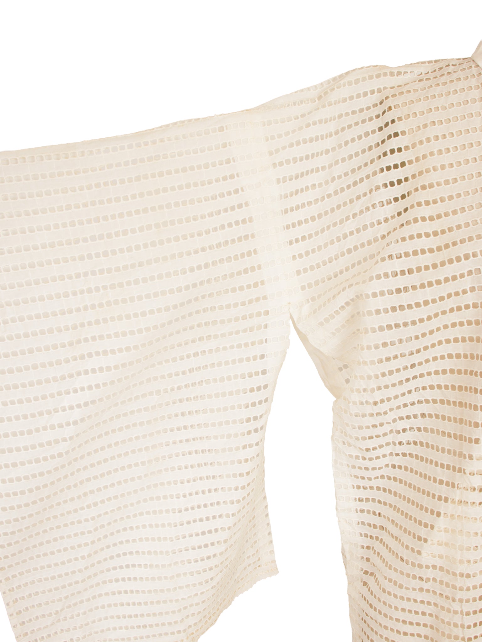 Cotton & Silk Eyelet Kimono