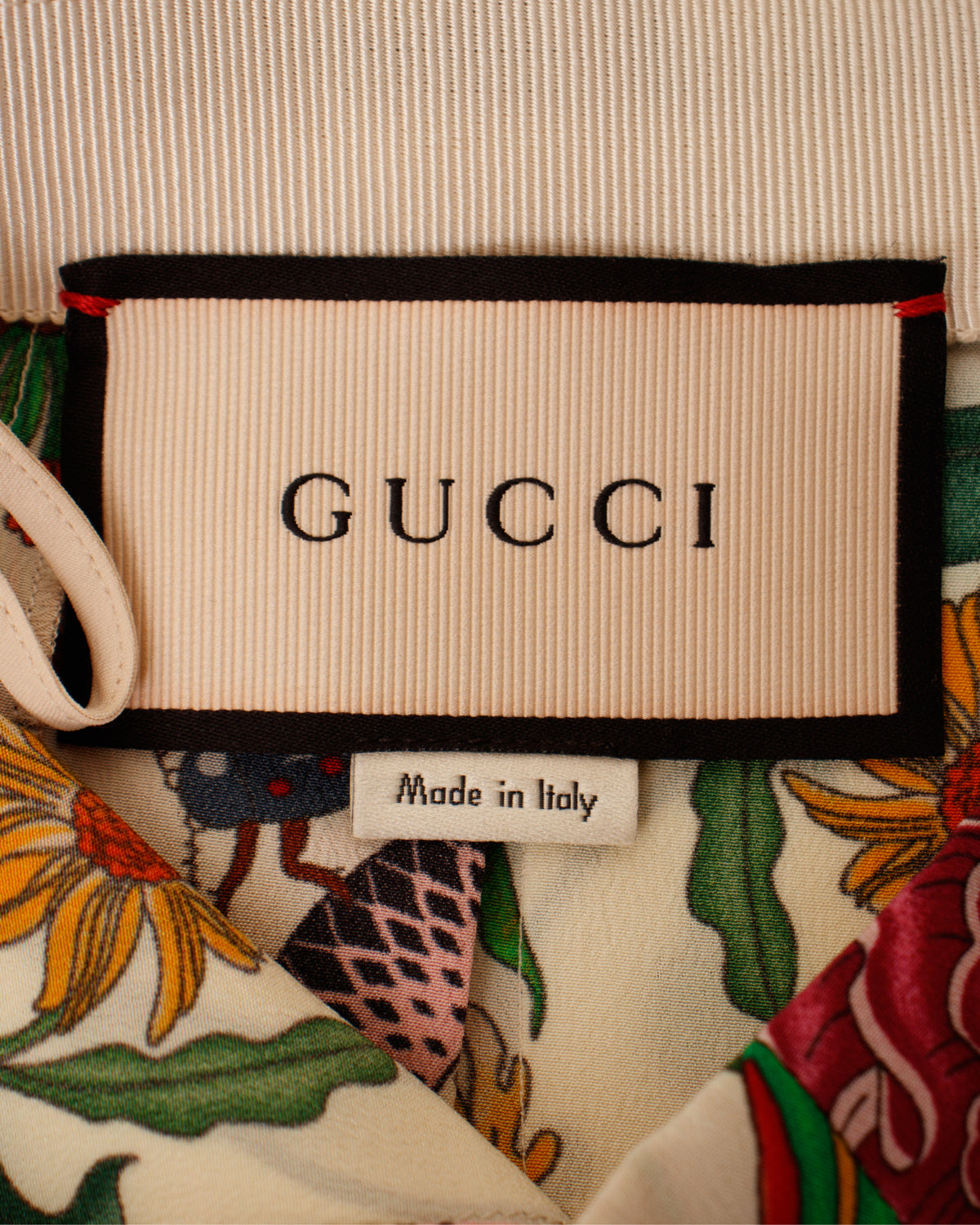 Gucci Silk Flora Snake Print Skirt