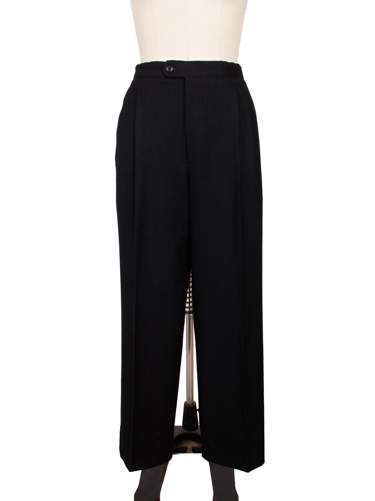 1980s Gianni Versace Wool Tuxedo Stripe Pant Suit