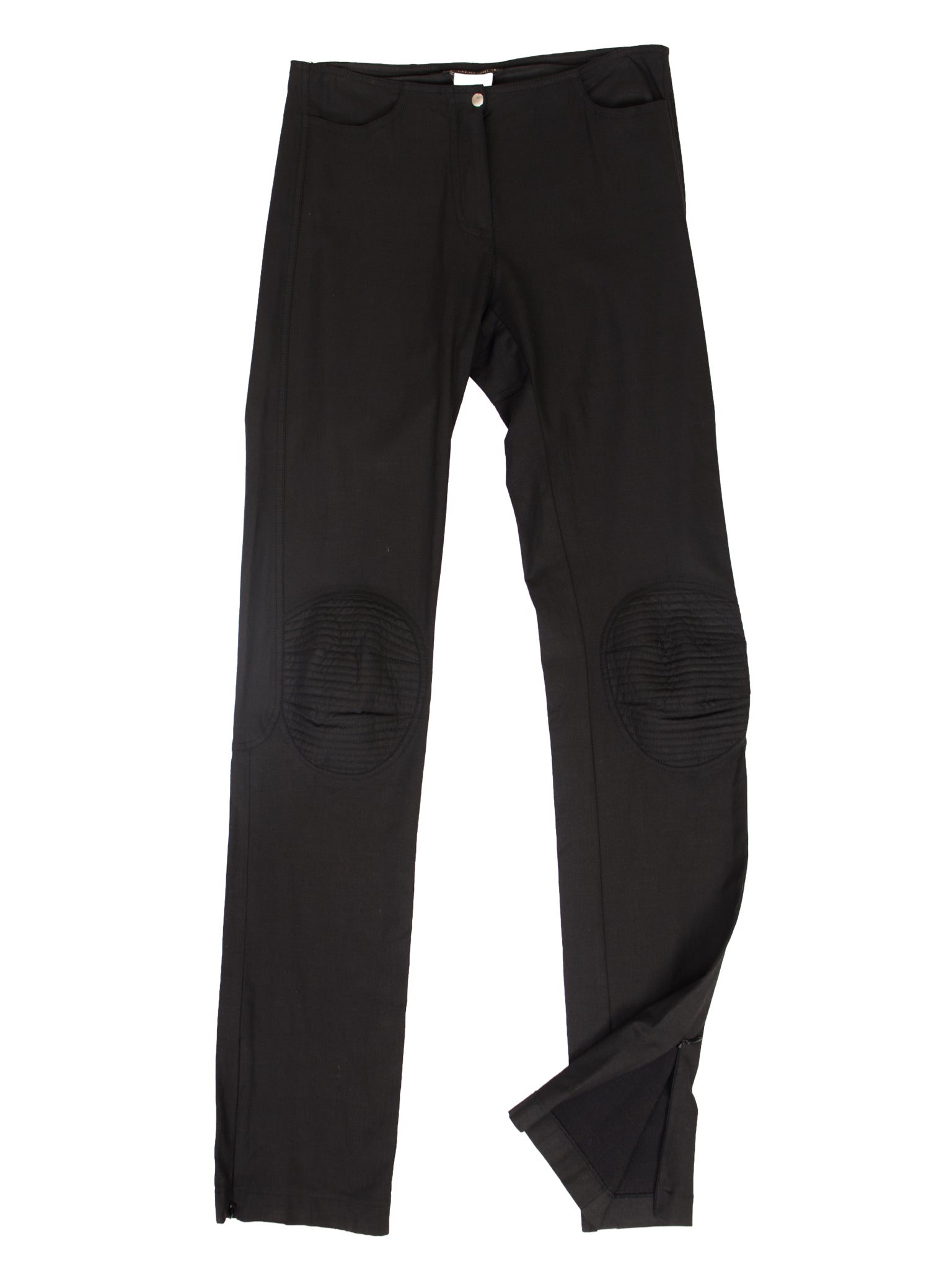 Plein Sud Moto Patch Low-Rise Pants