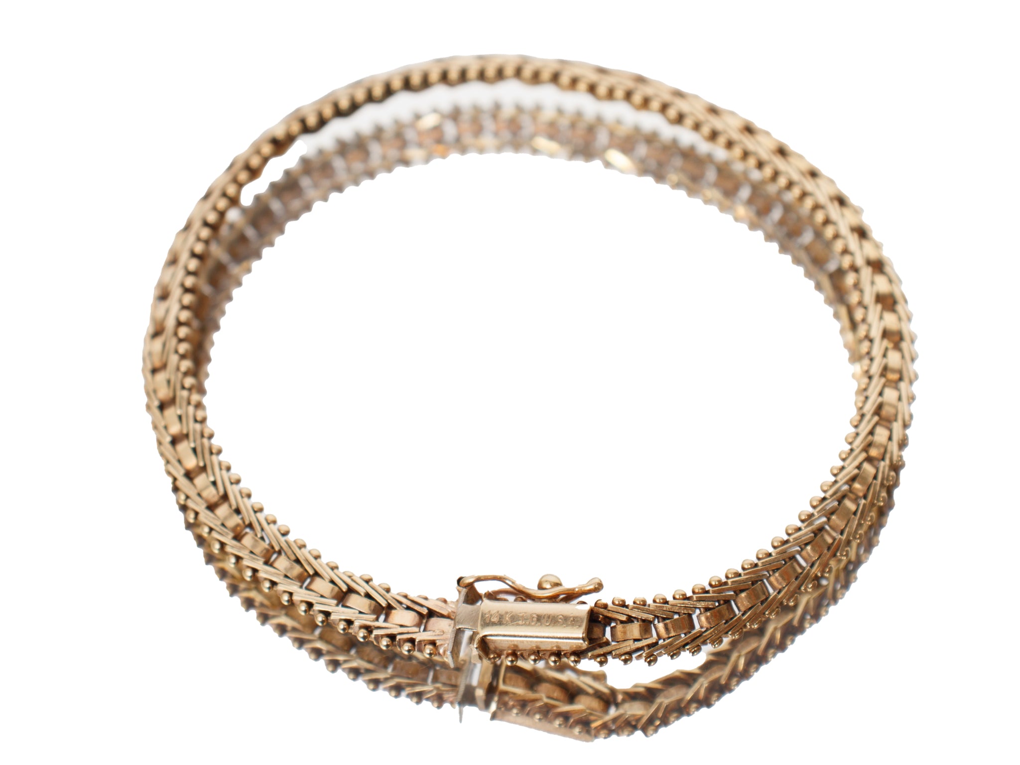 14K Gold Riccio Chain Bracelet