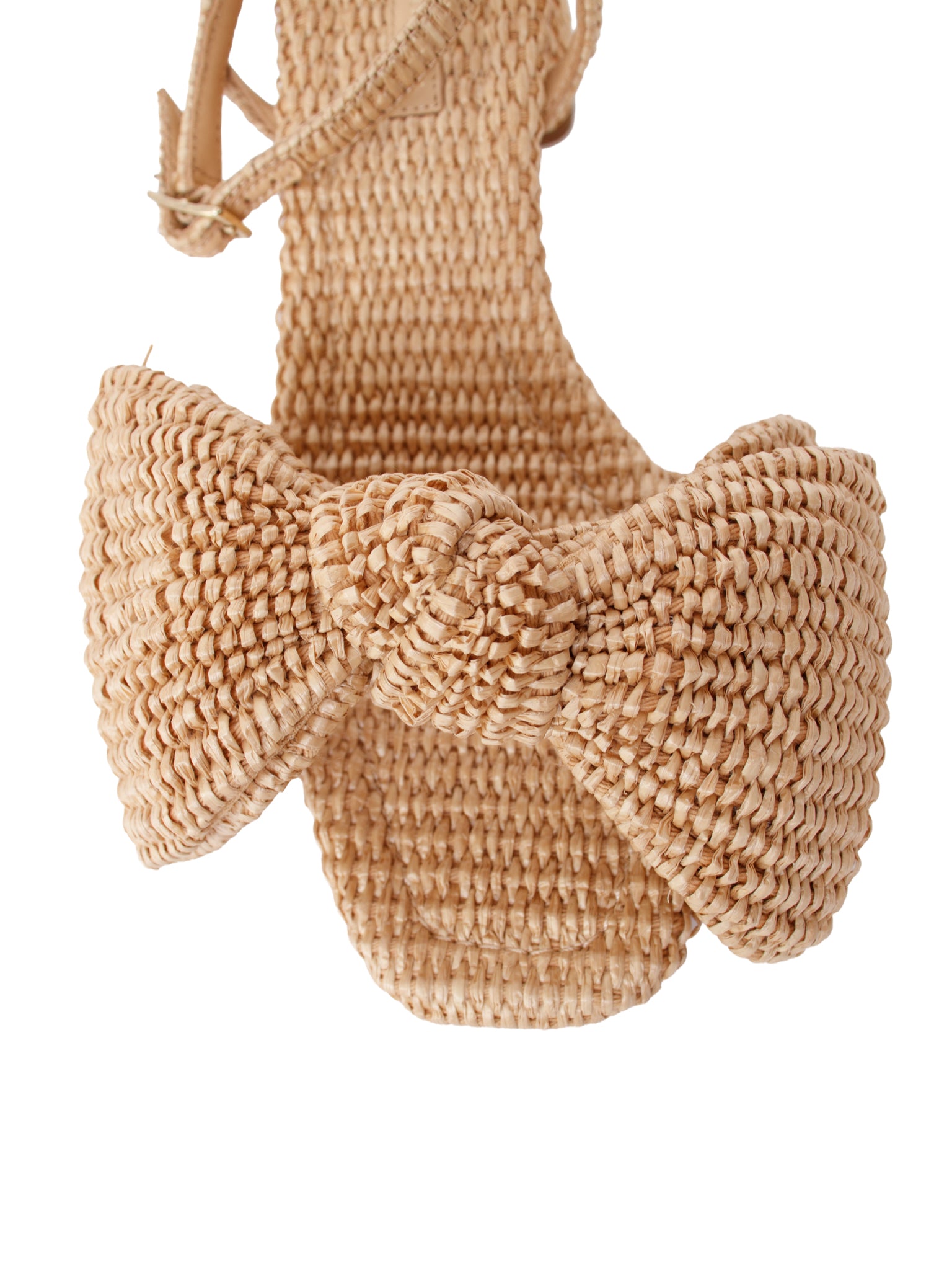 Loeffler Randall Basket Weave Bow Sandals