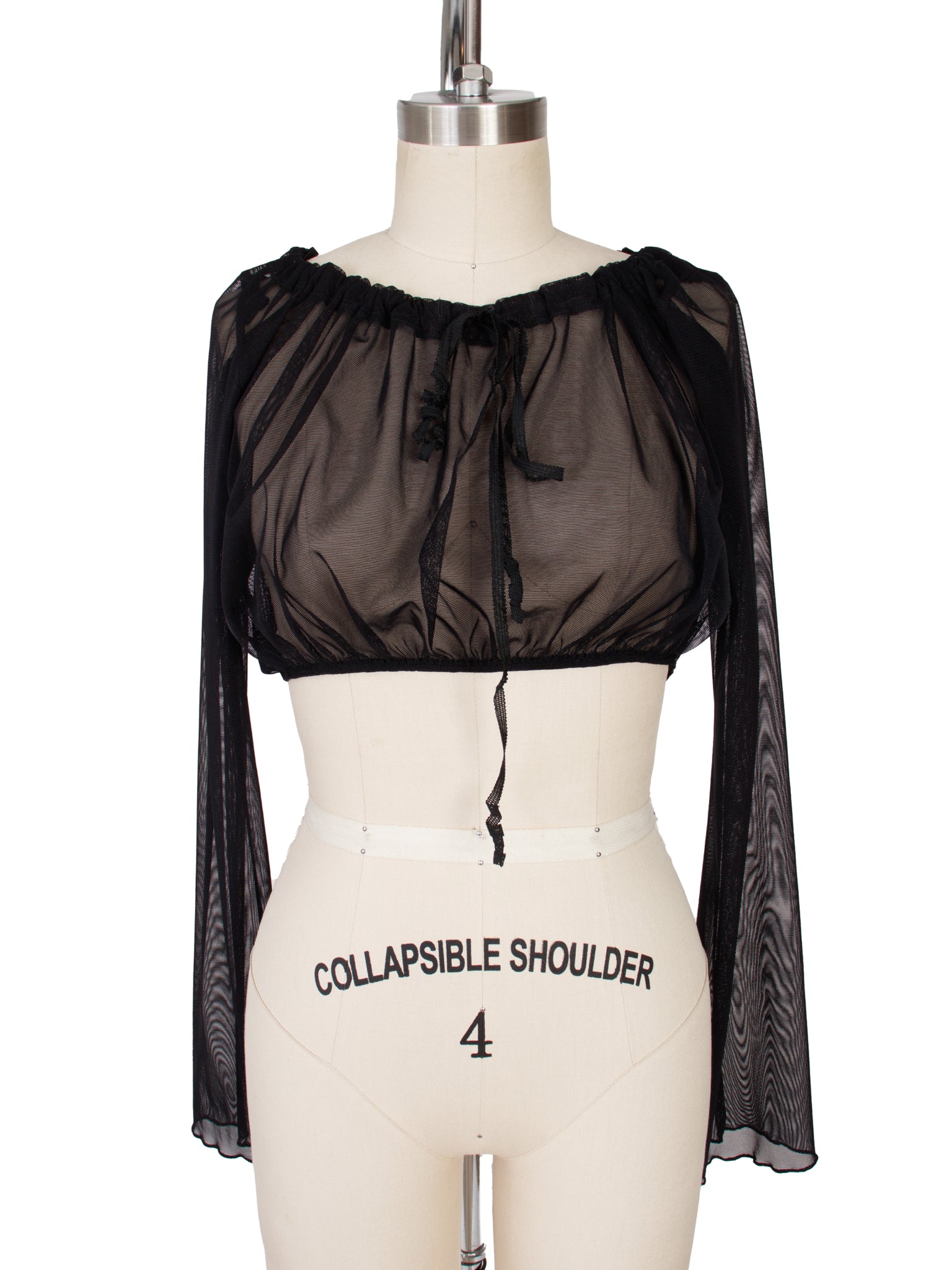Elisabetta Rogiani Mesh Crop Top