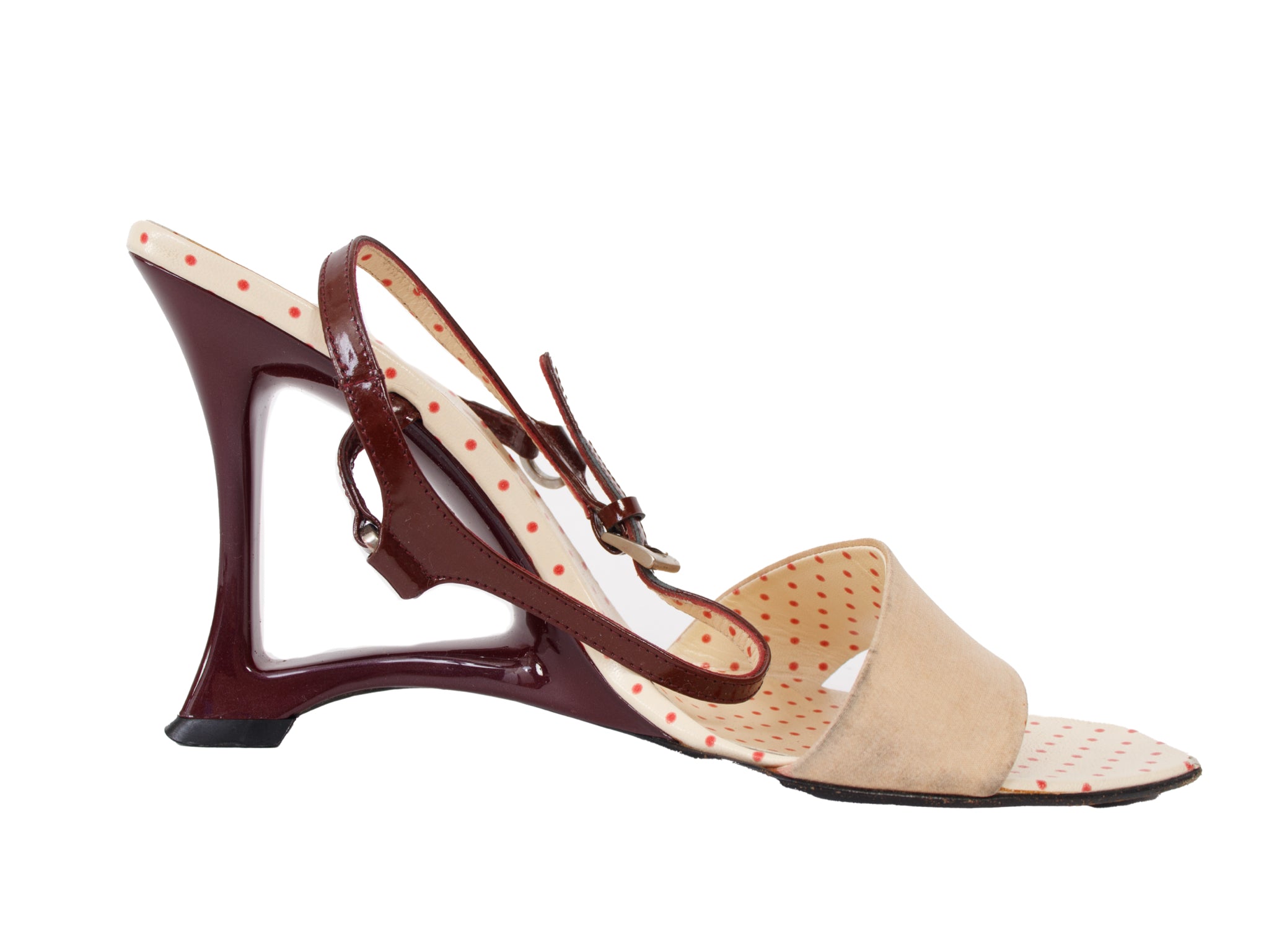 SS 2000 Prada Lipstick Sandals