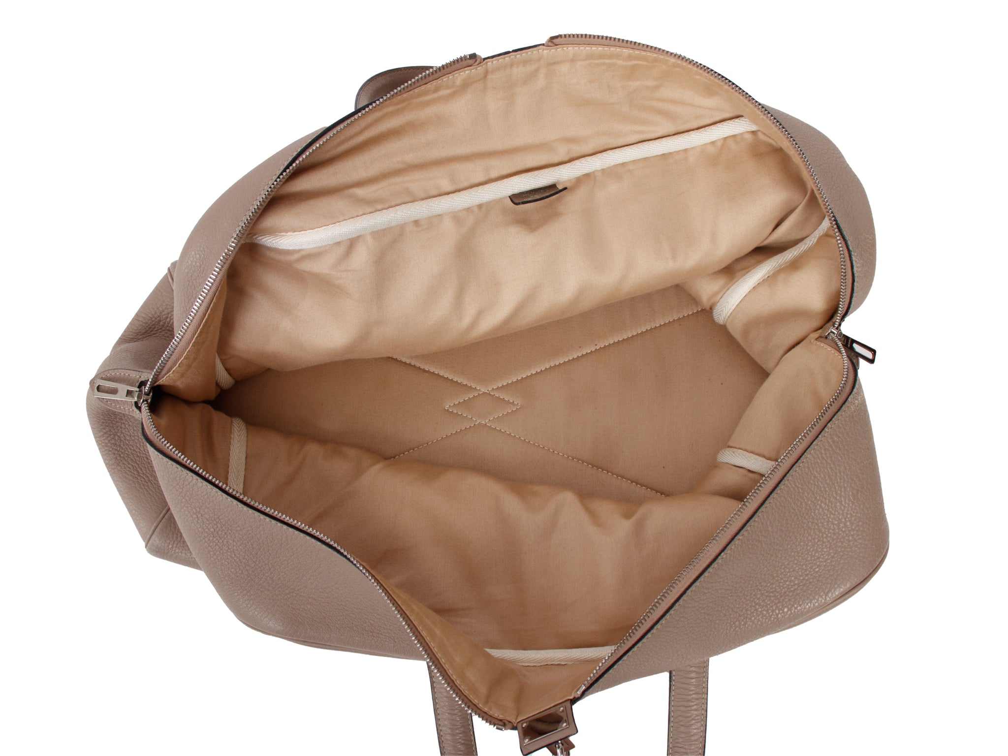 Hermes Clemence Victoria II 50 Leather Bag