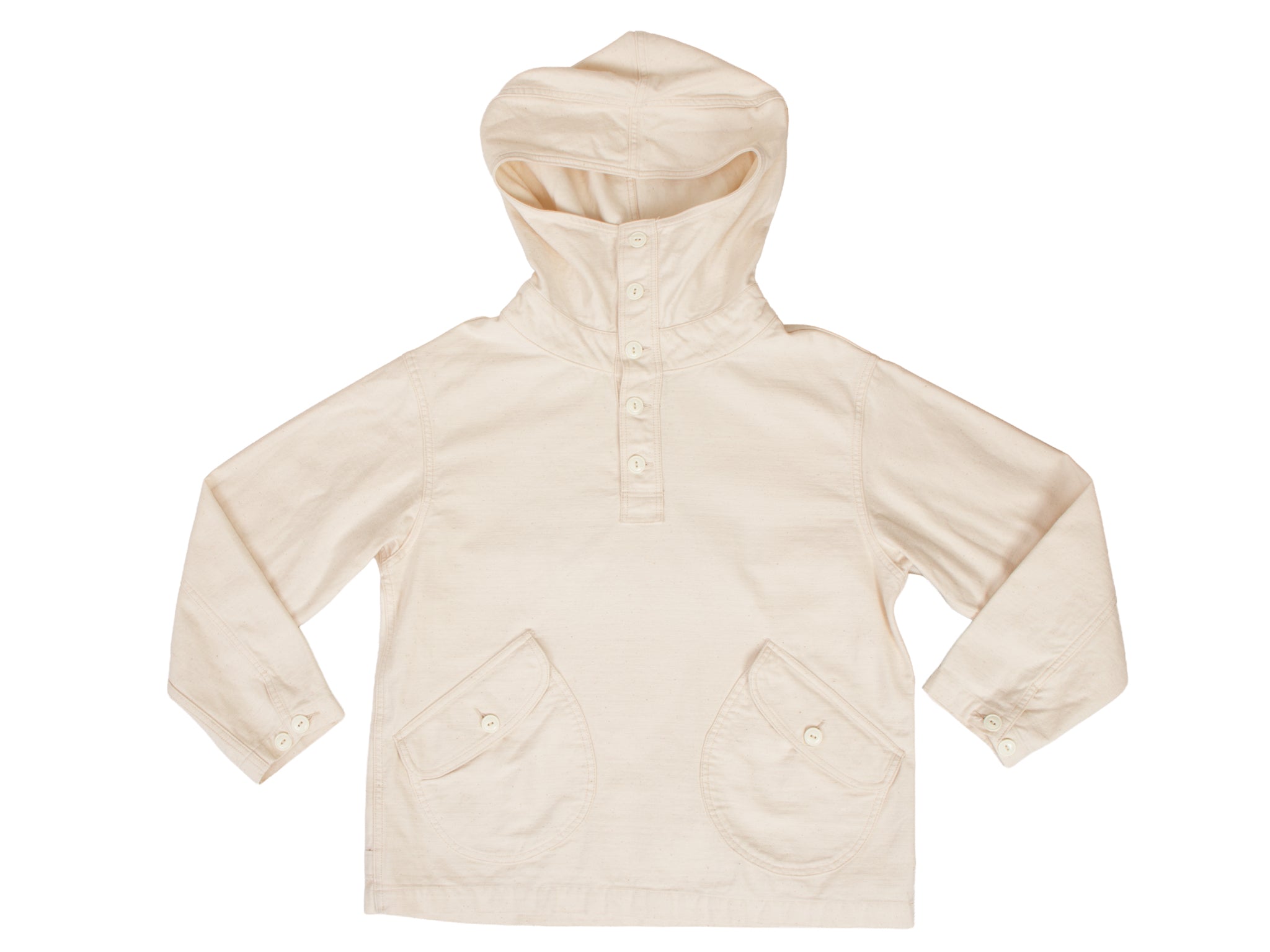 Black Sign Military Hooded Deck Jacket