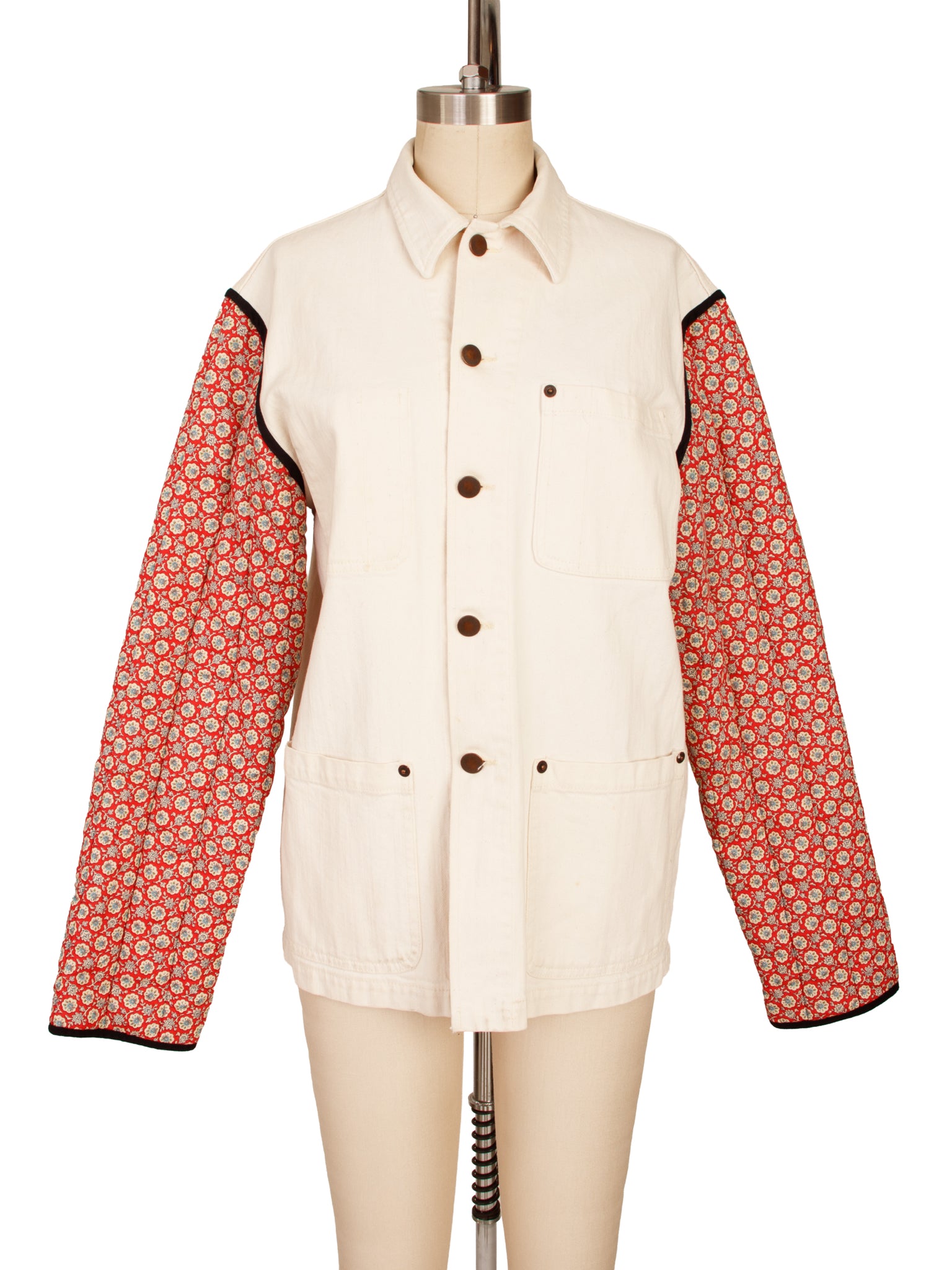 Caron Callahan Floral Quilt Sleeve Jacket