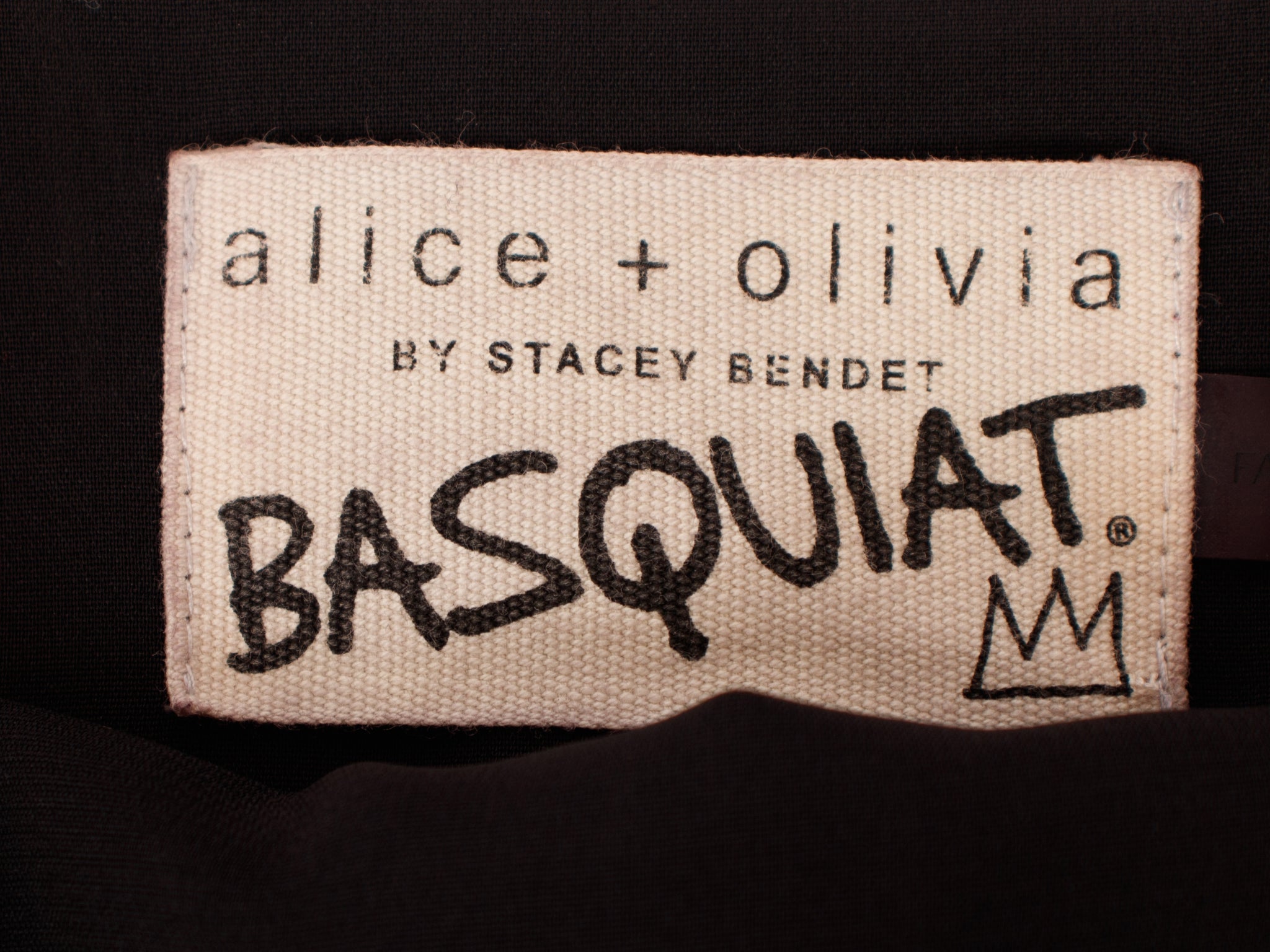 Alice + Olivia x Basquiat Silk Slip Dress