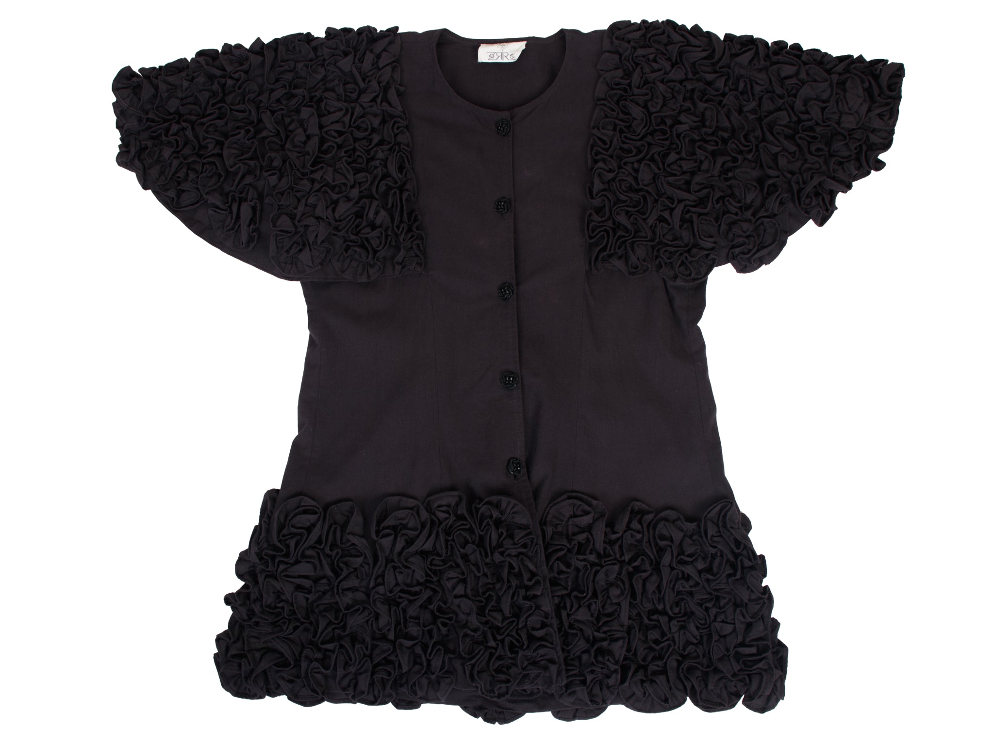 Zorro Woven Ruffle Party Dress