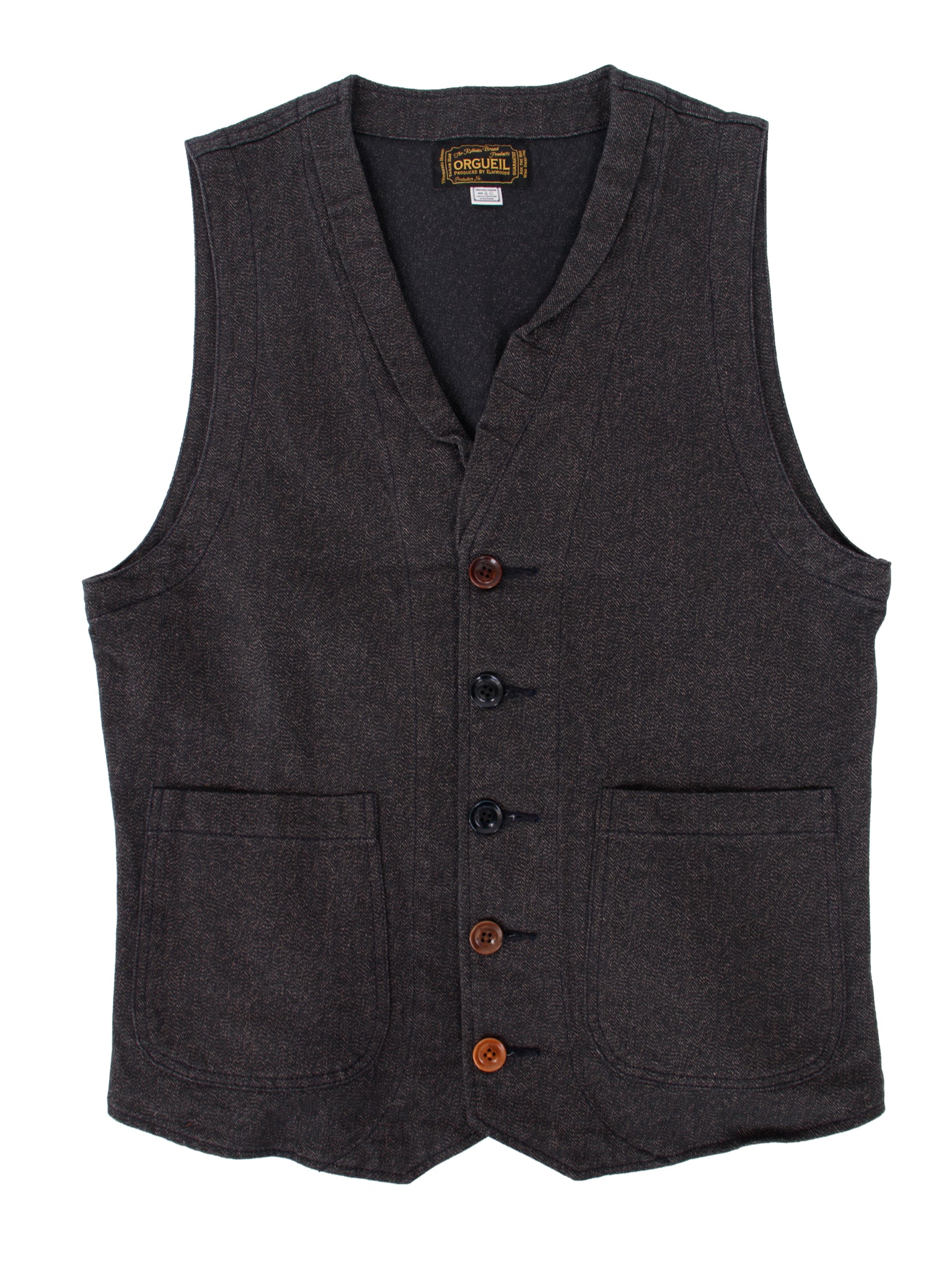 Orgueil Japanese Work Wear Vest