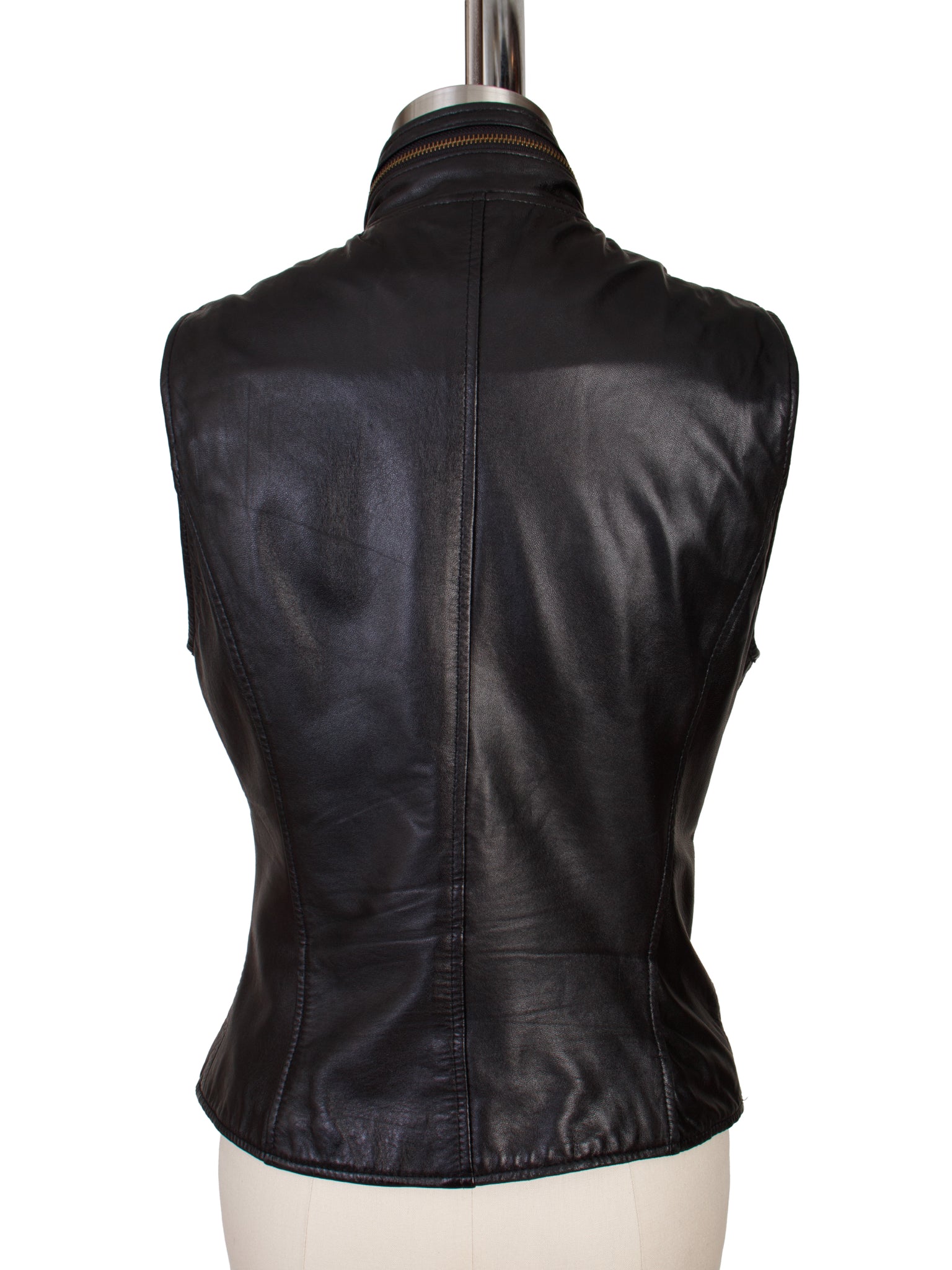 Cache Leather Celestial Zipper Vest